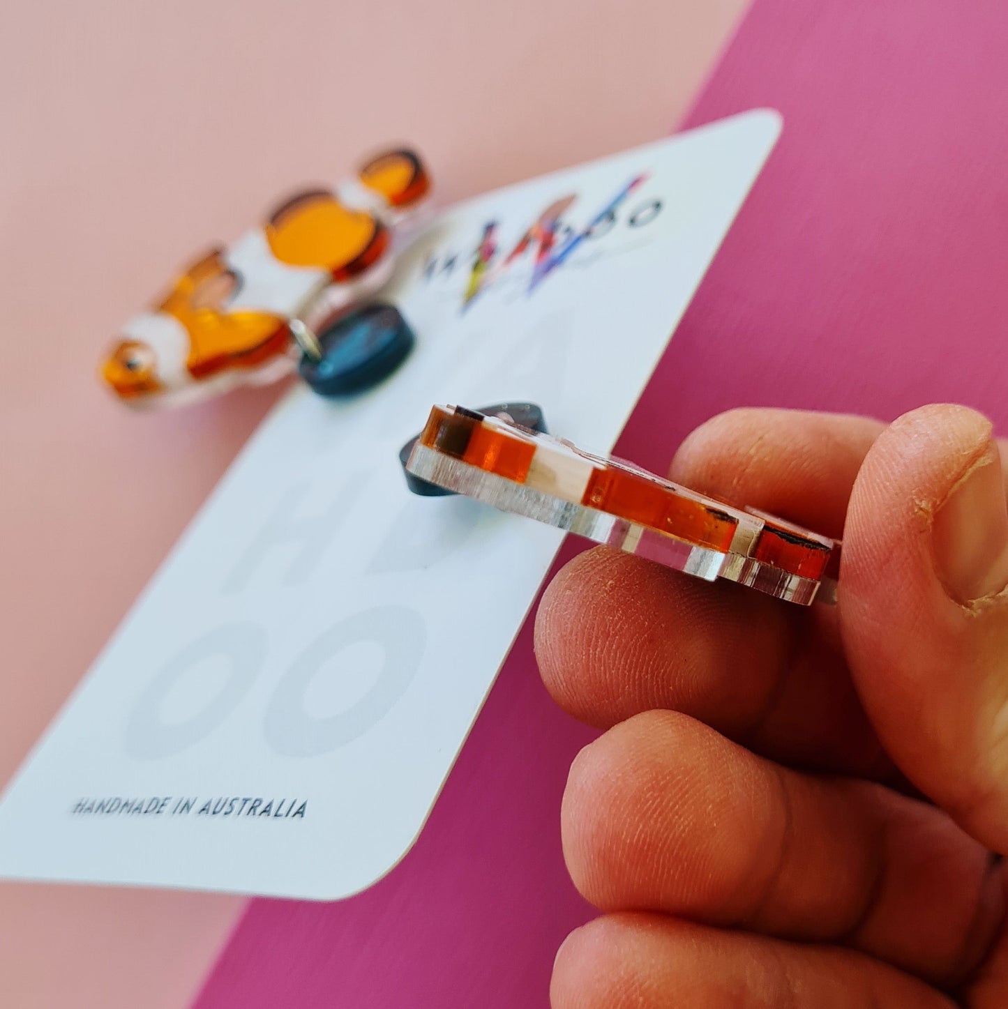 Clown Fish Dangle Earrings