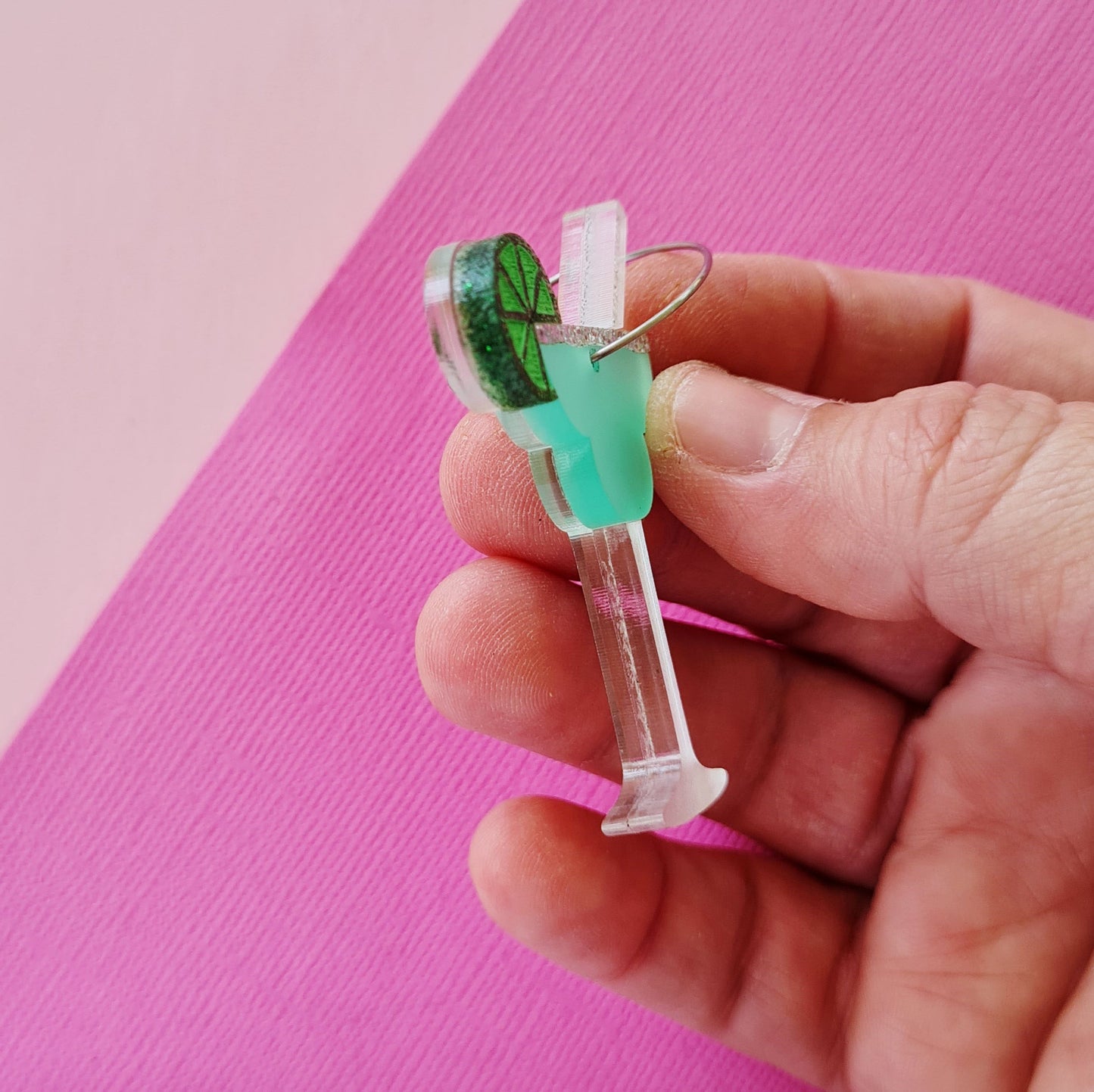 Margarita Cocktail Dangle Earrings