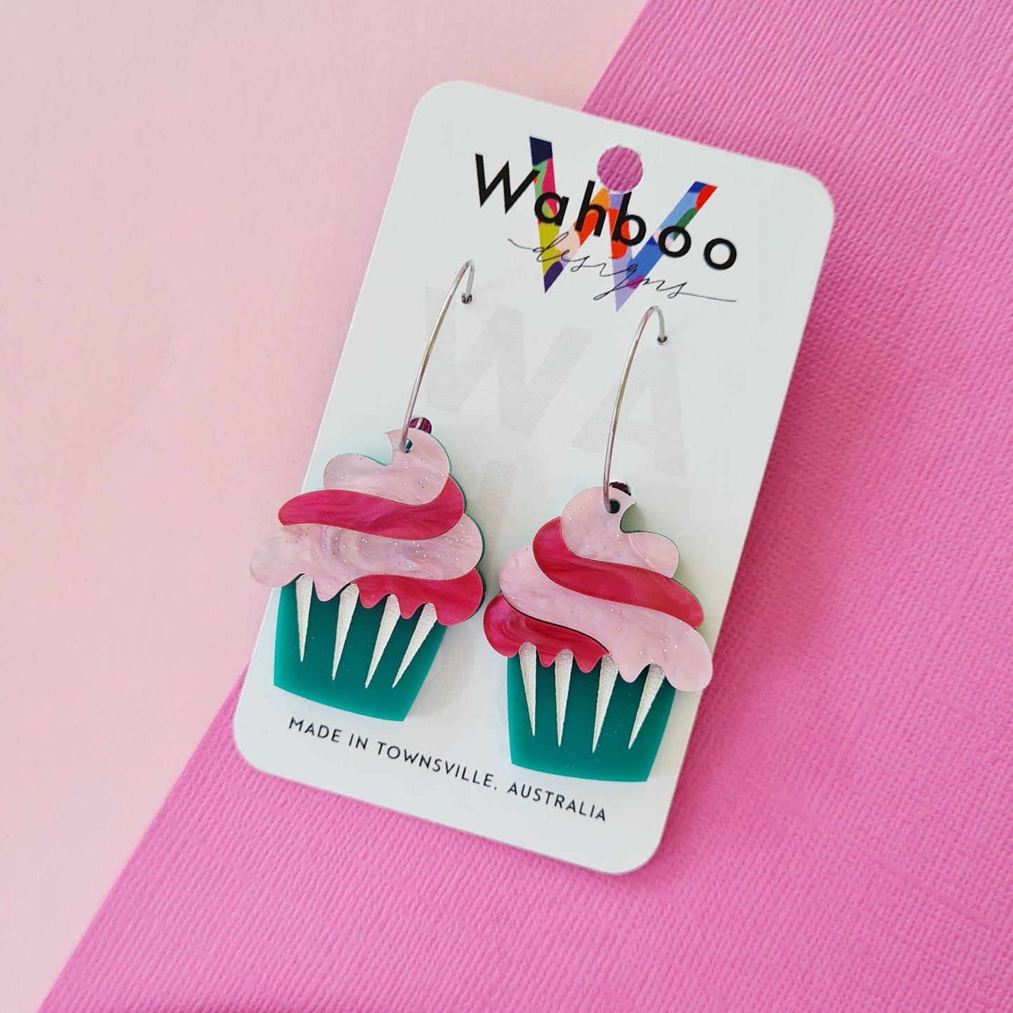 Cupcake Dangle Earrings
