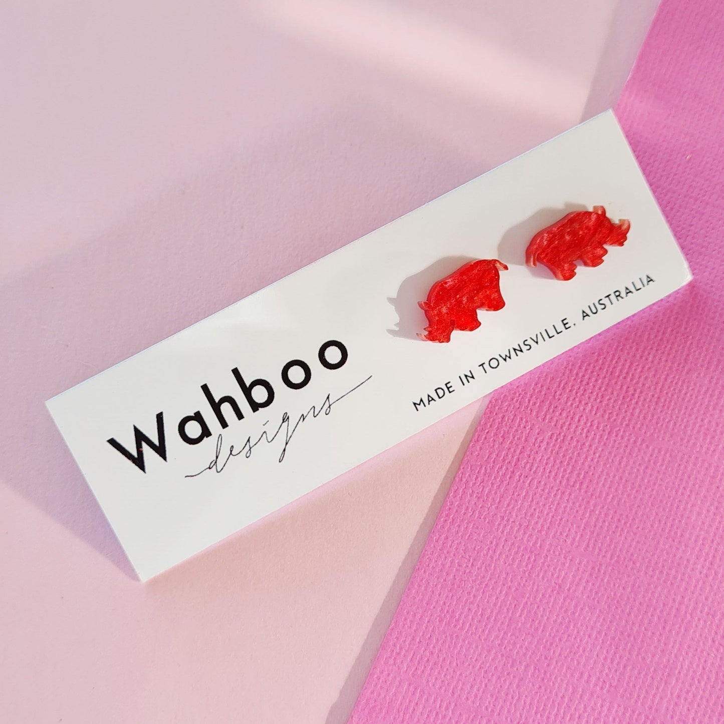 Rhinoceros Stud Earrings