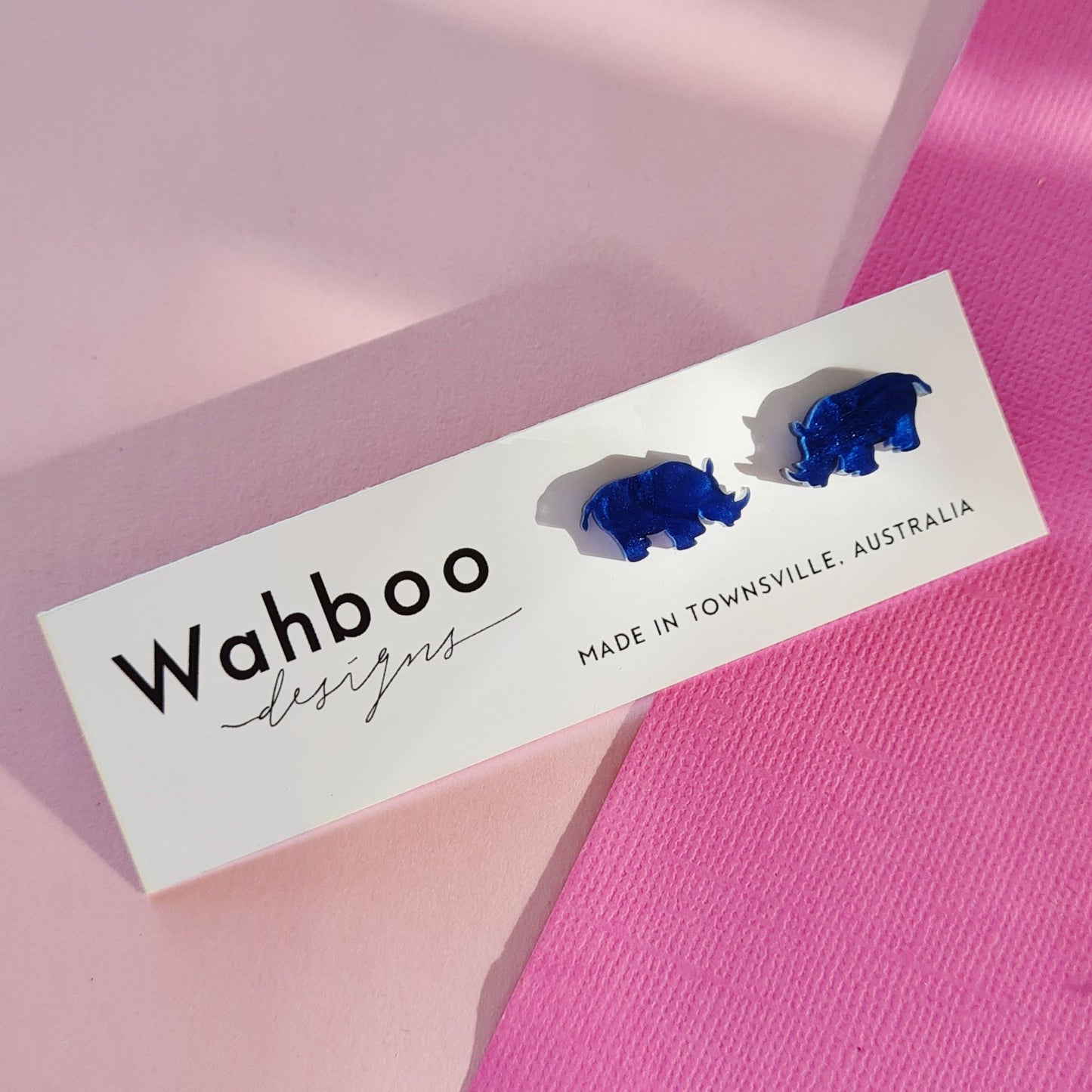 Rhinoceros Stud Earrings