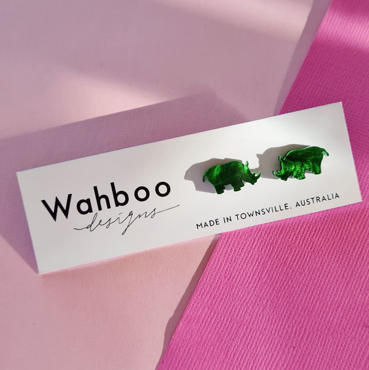 Rhinoceros Stud Earrings