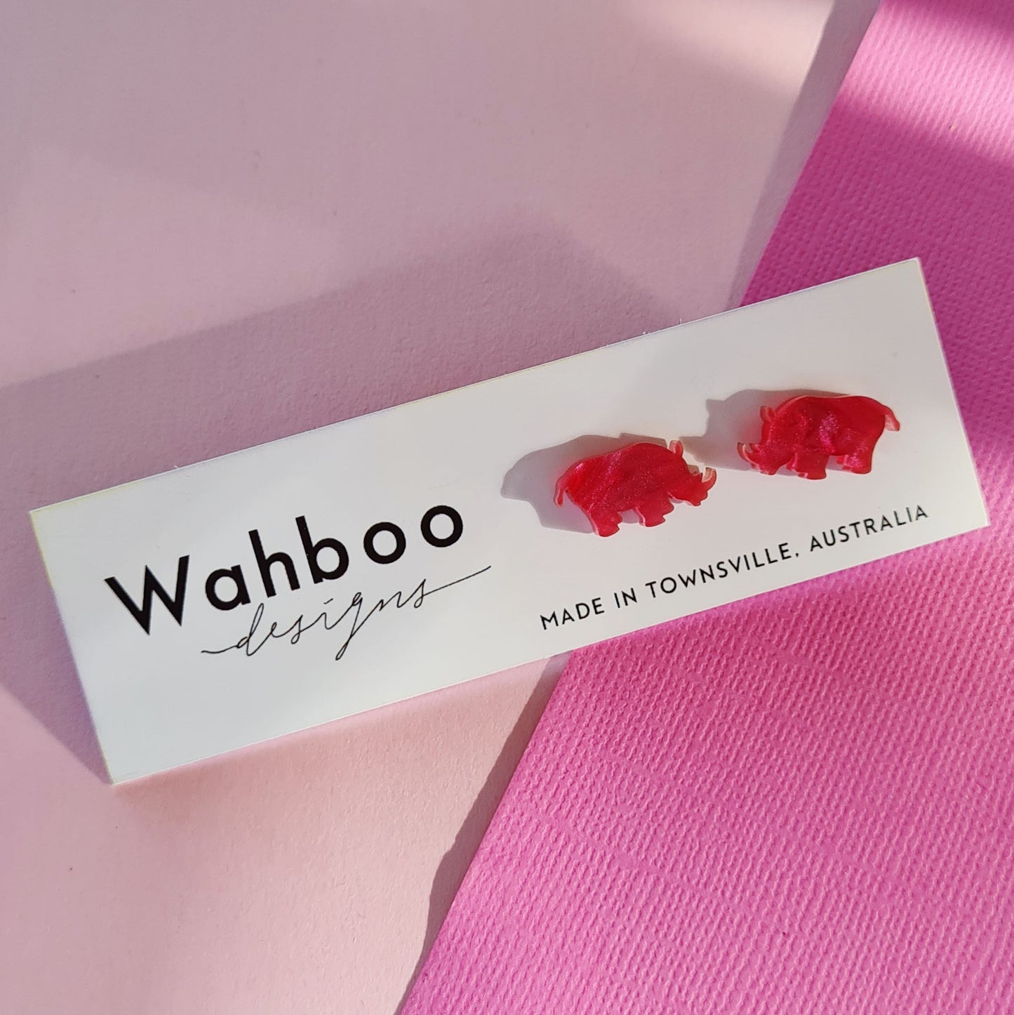 Rhinoceros Stud Earrings