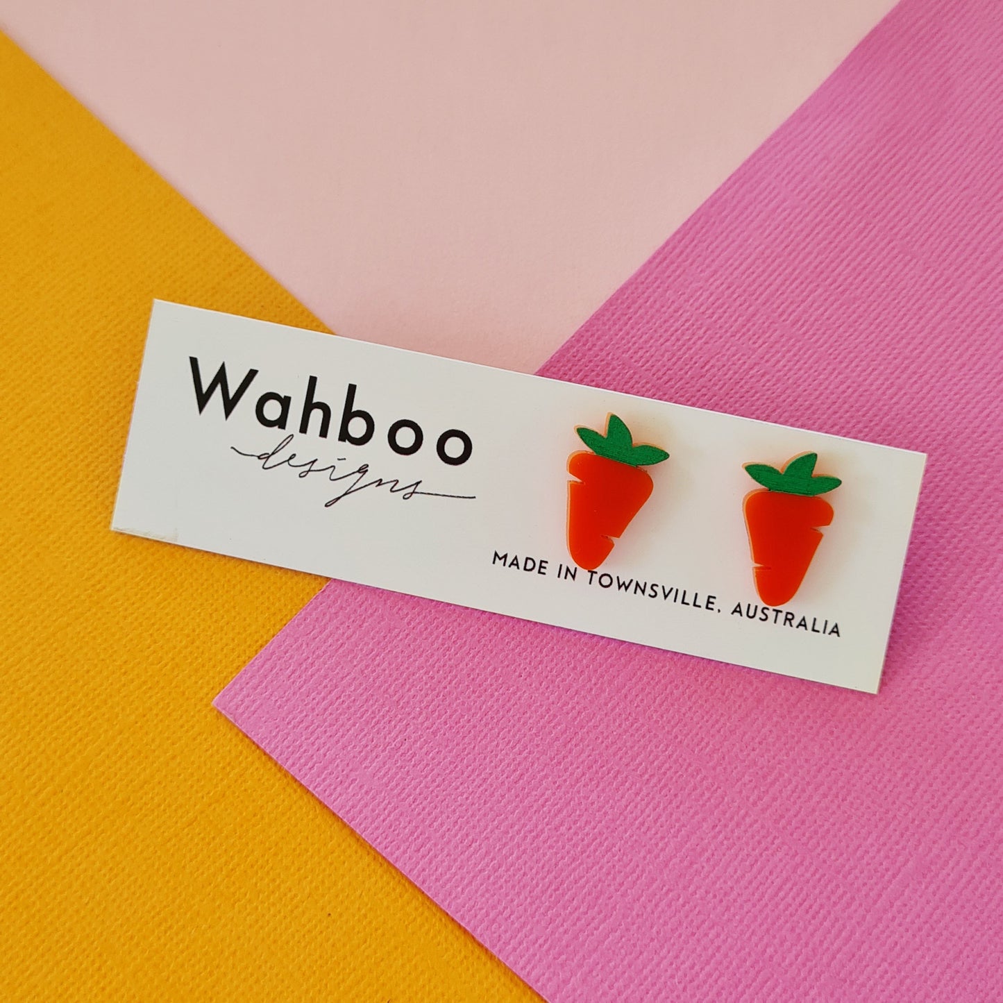 Carrot Stud Earrings