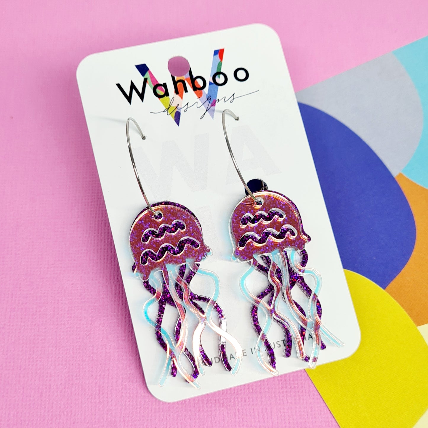 Jellyfish Hoop Earrings