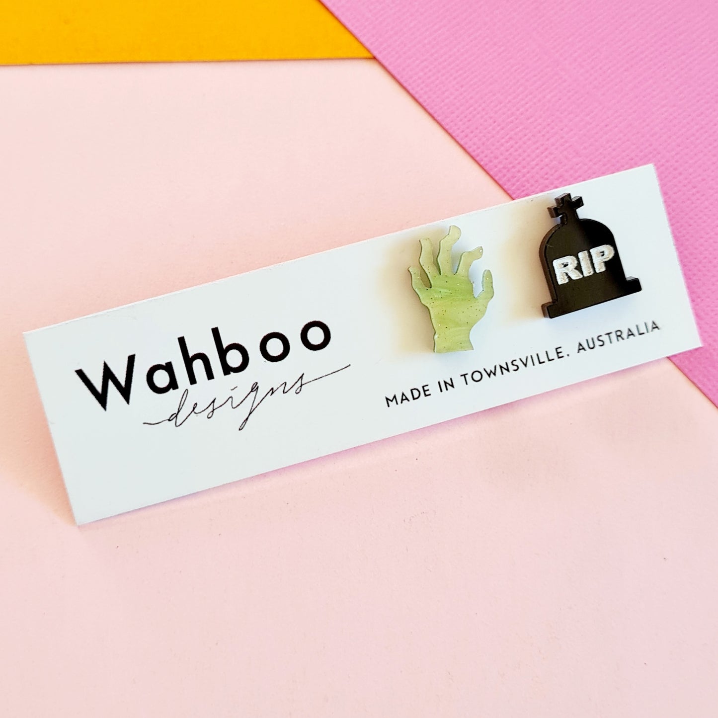 Halloween Zombie Hands Stud Earrings