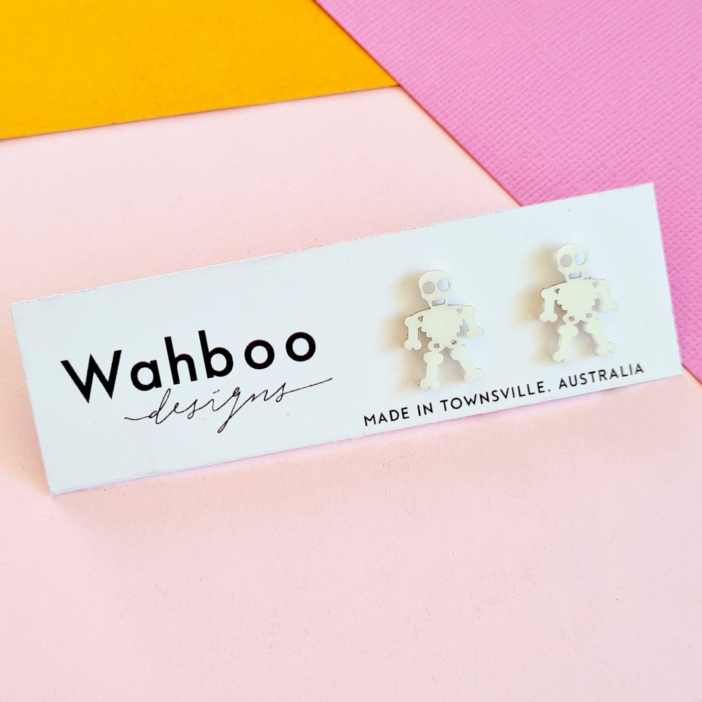 Halloween Skeleton Stud Earrings