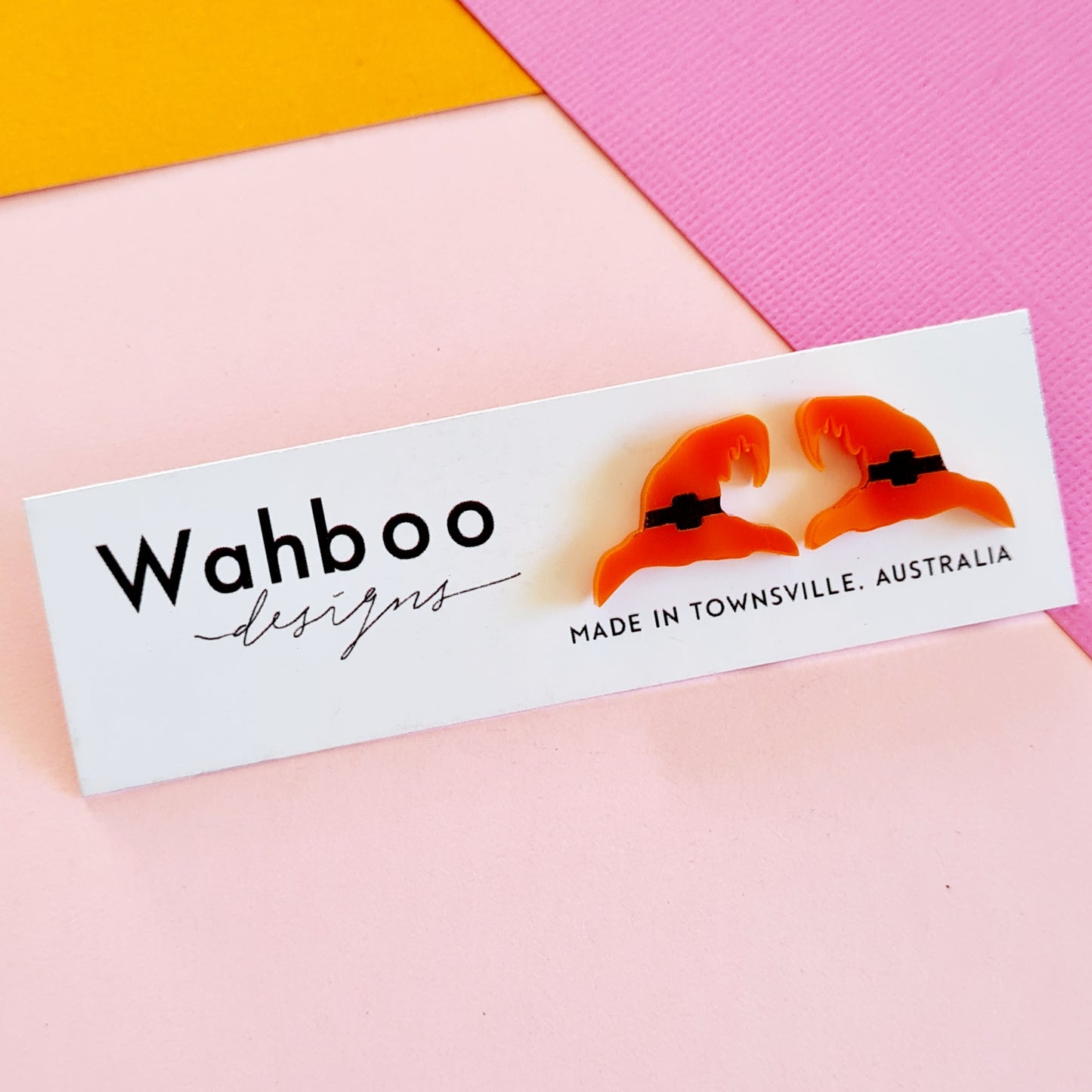 Halloween Witch's Hat Stud Earrings