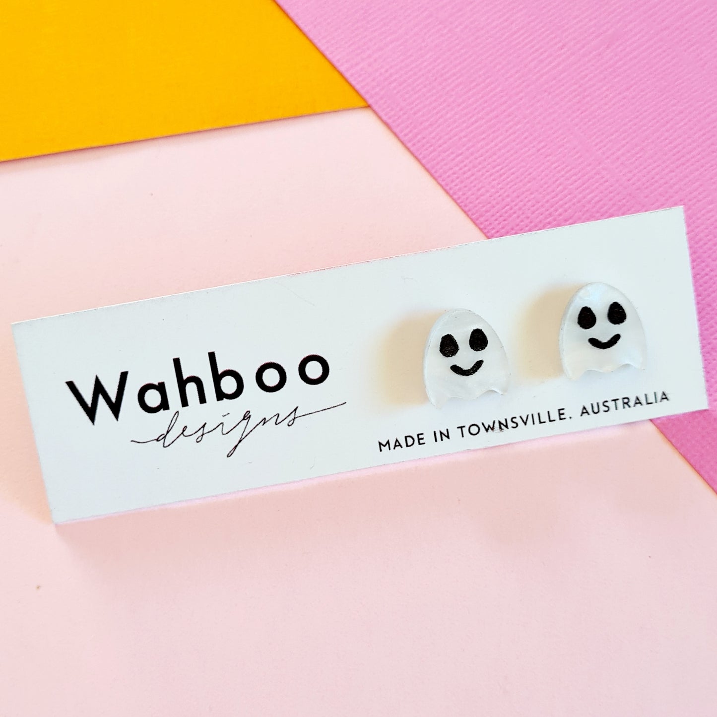 Cutie Patootie Ghost Stud Earrings