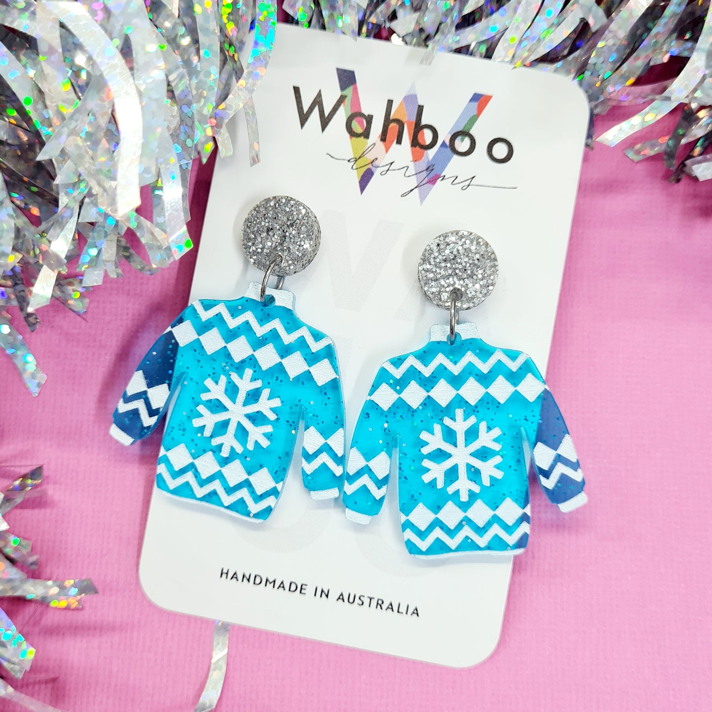 Christmas Ugly Sweater Dangle Earrings