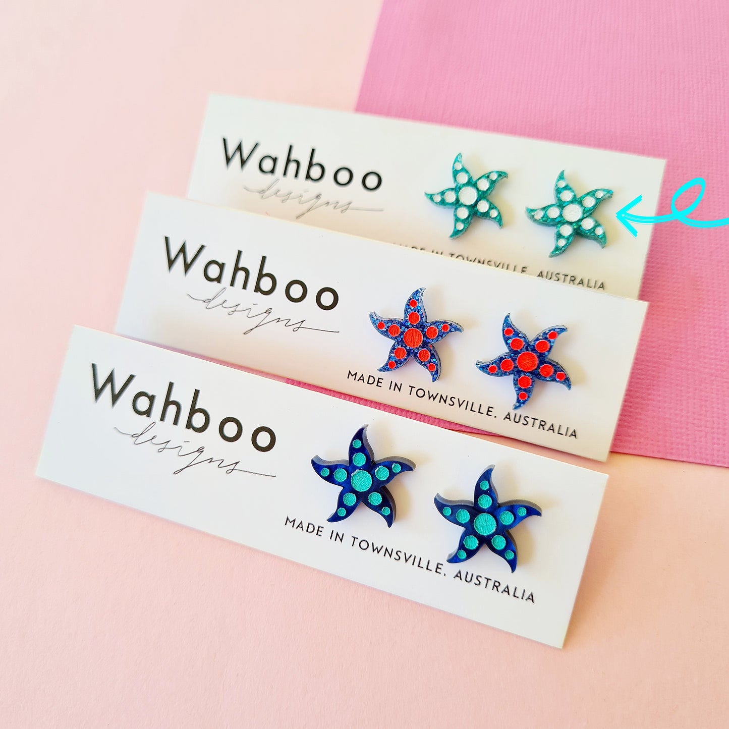 Starfish Stud Earrings