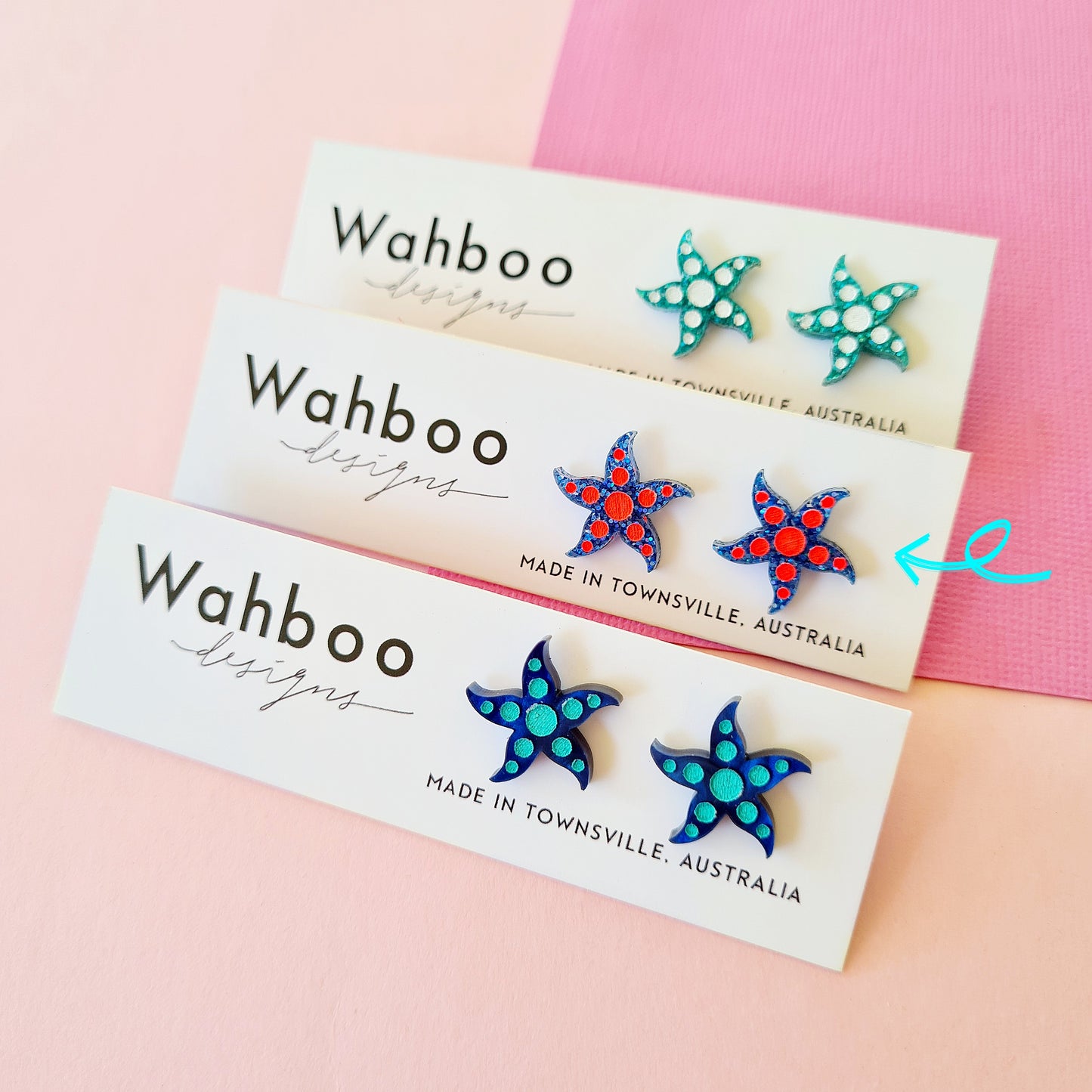 Starfish Stud Earrings