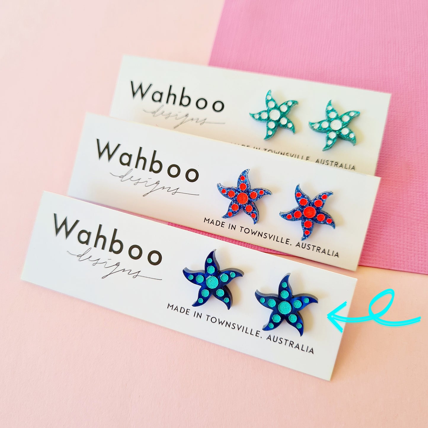 Starfish Stud Earrings