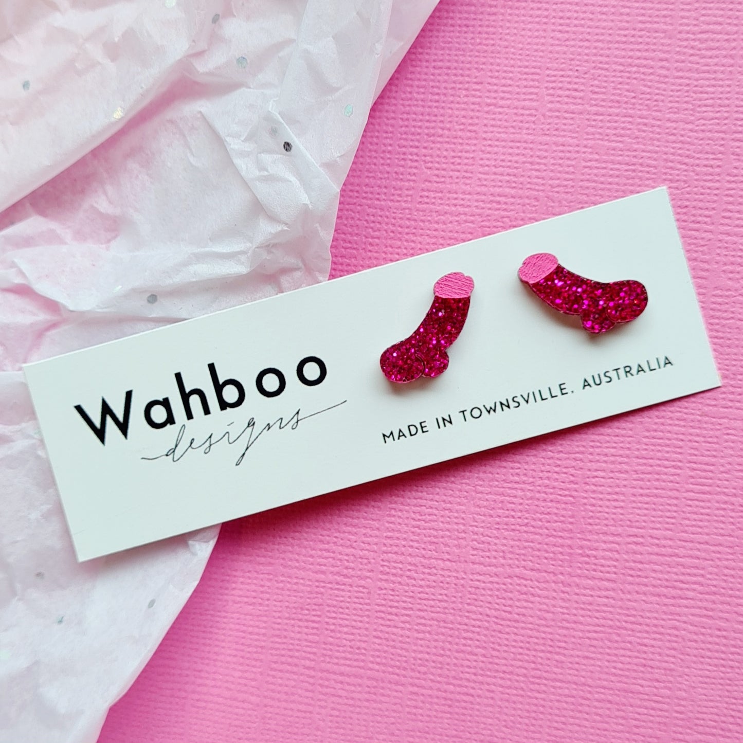 Penis Stud Earrings