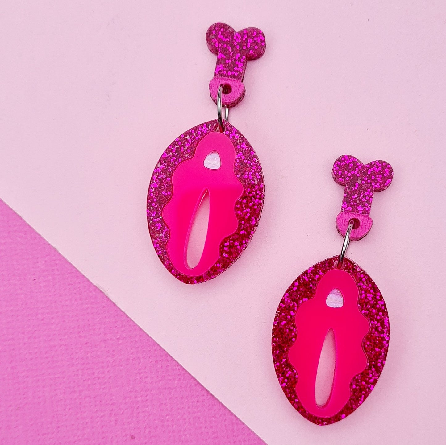 Vagina Dangle Earrings