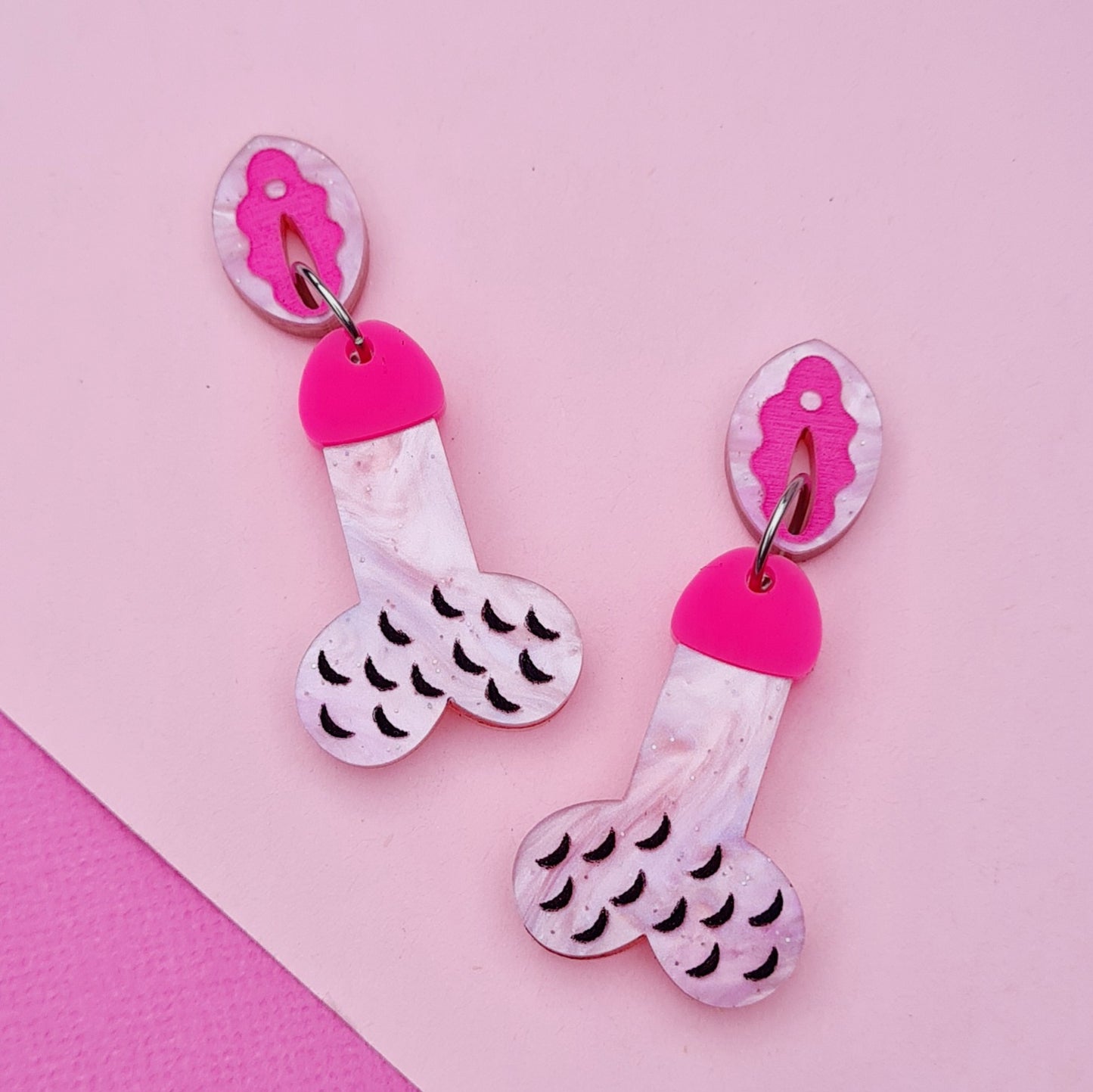 Penis Dangle Earrings