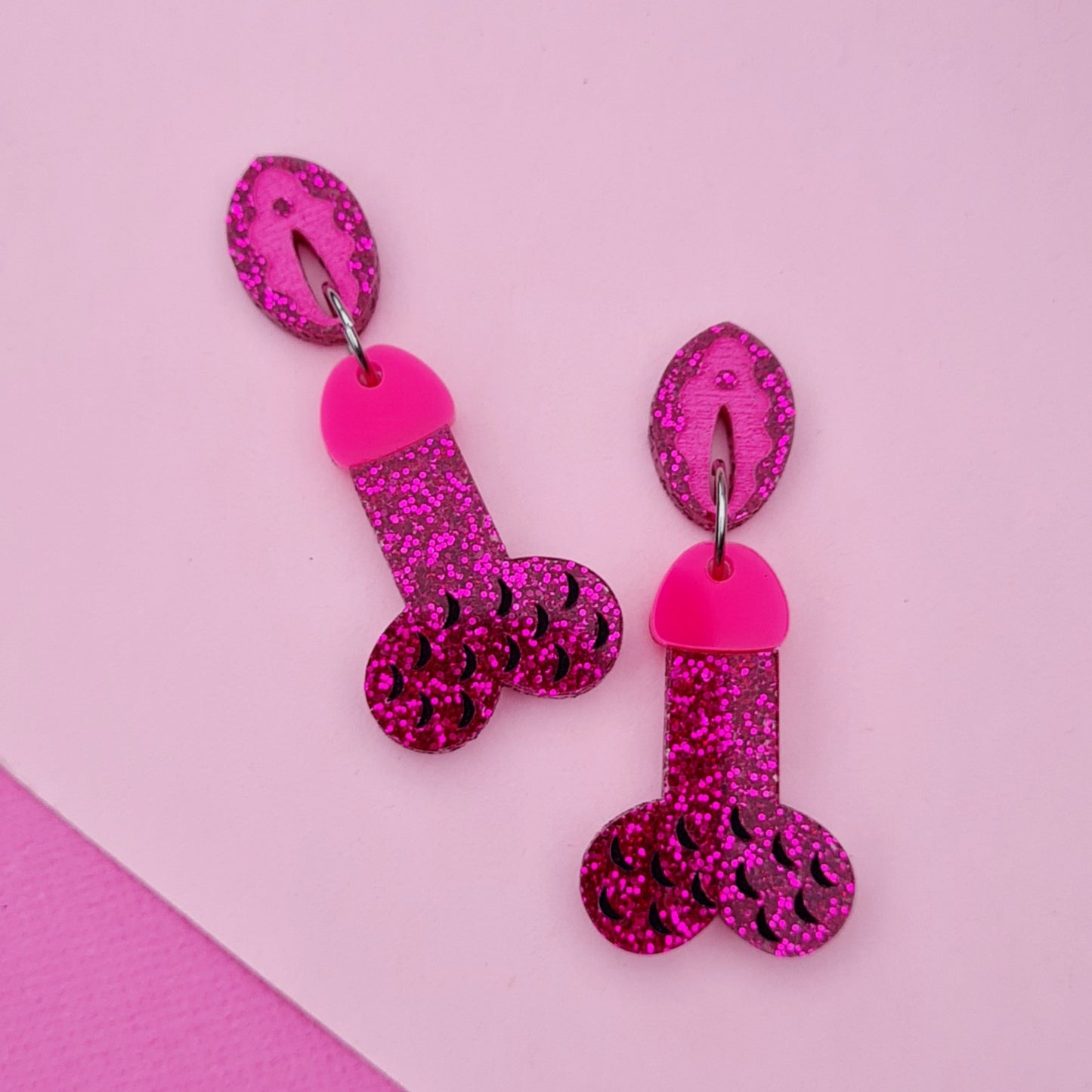 Penis Dangle Earrings