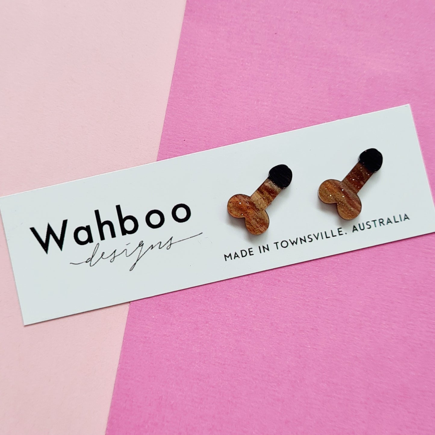 Penis Stud Earrings