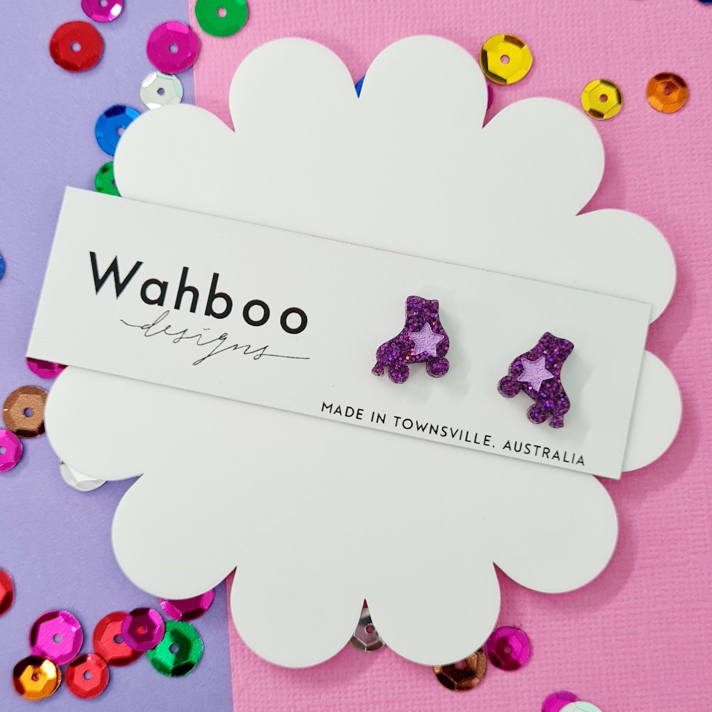 Roller Skate Stud Earrings