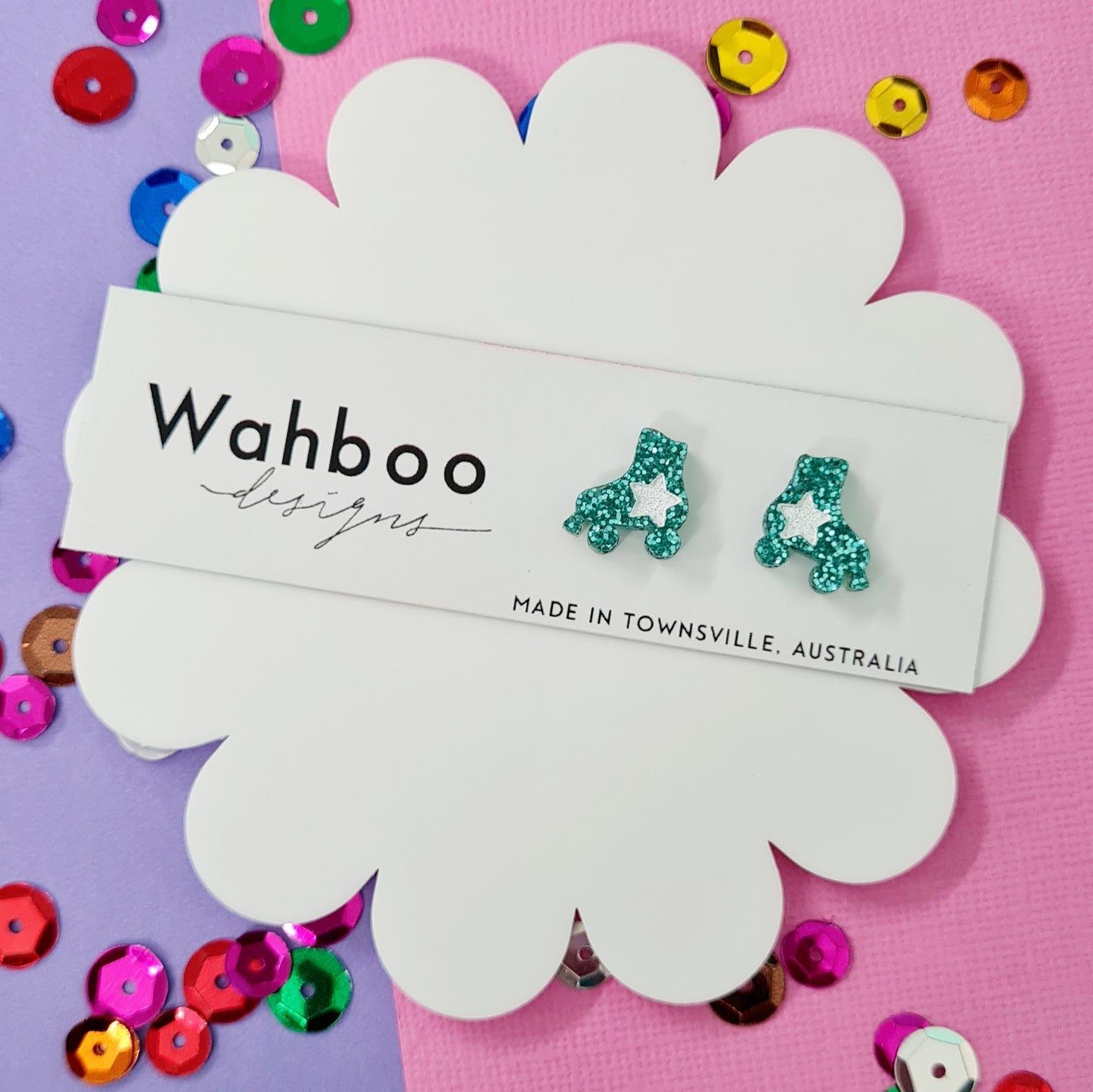 Roller Skate Stud Earrings