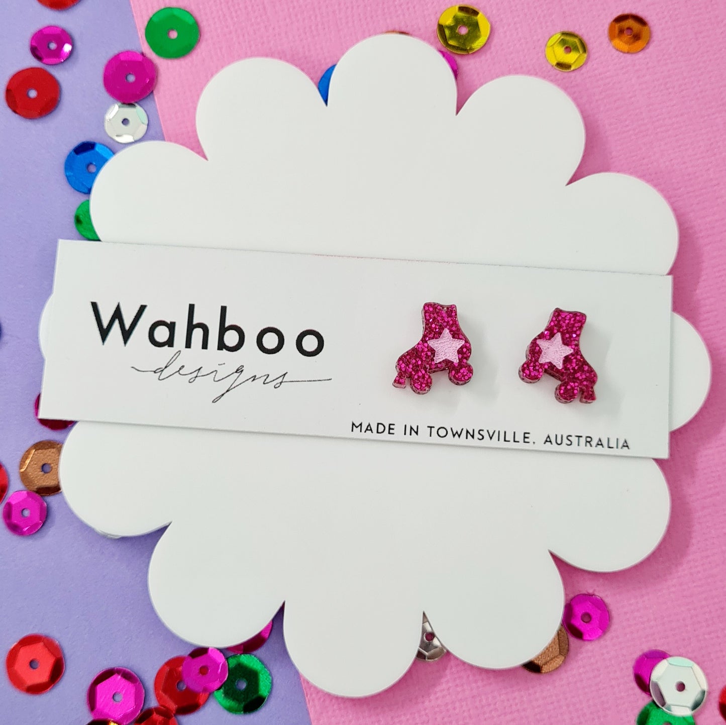 Roller Skate Stud Earrings