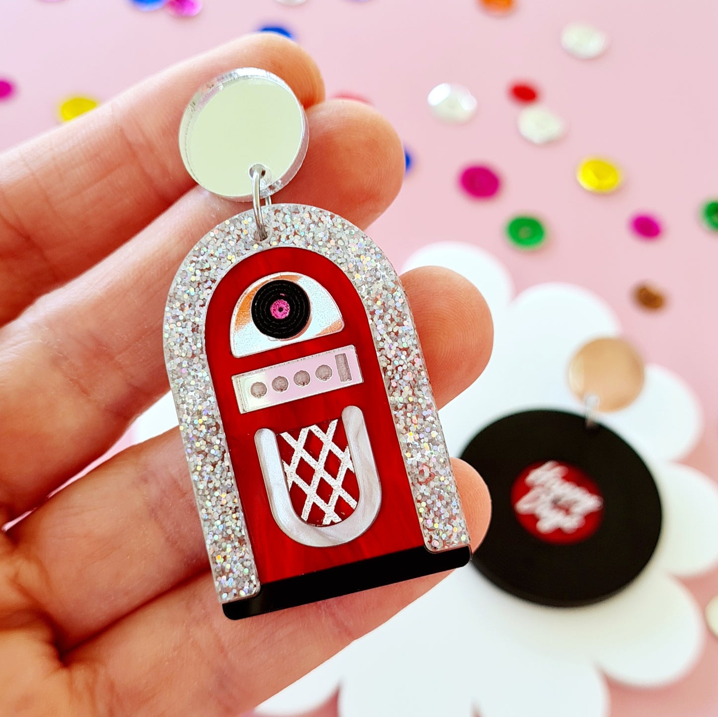 Jukebox Dangle Earrings
