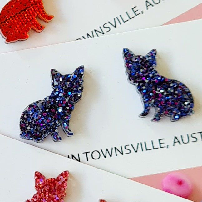 Frenchie Dog Stud Earrings
