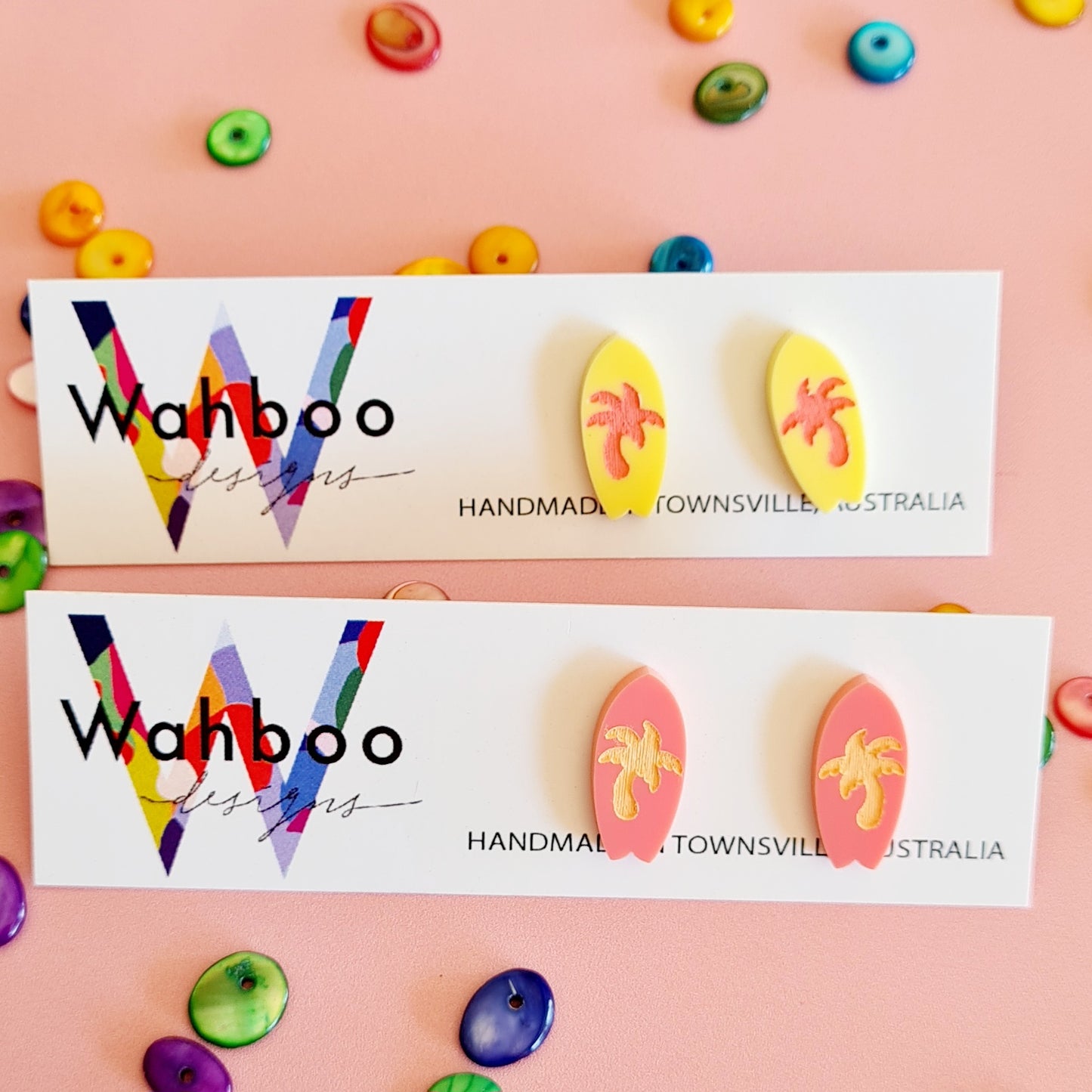 Surfboard Stud Earrings