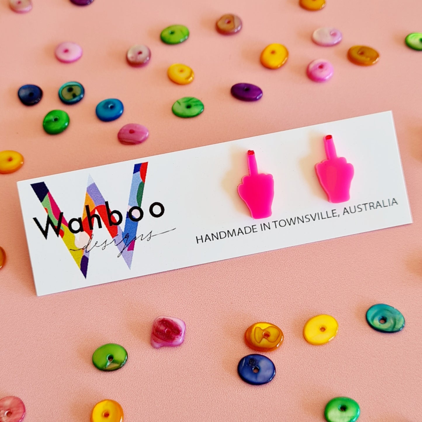 Finger Stud Earrings