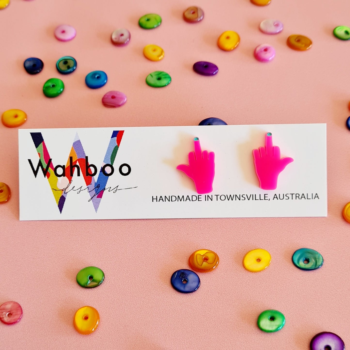 Finger Stud Earrings