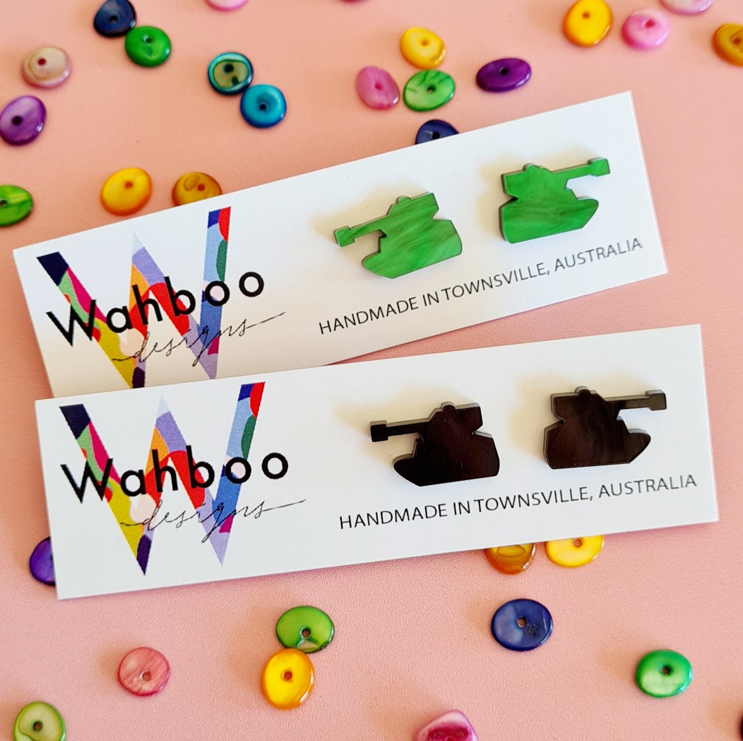 Tank Stud Earrings