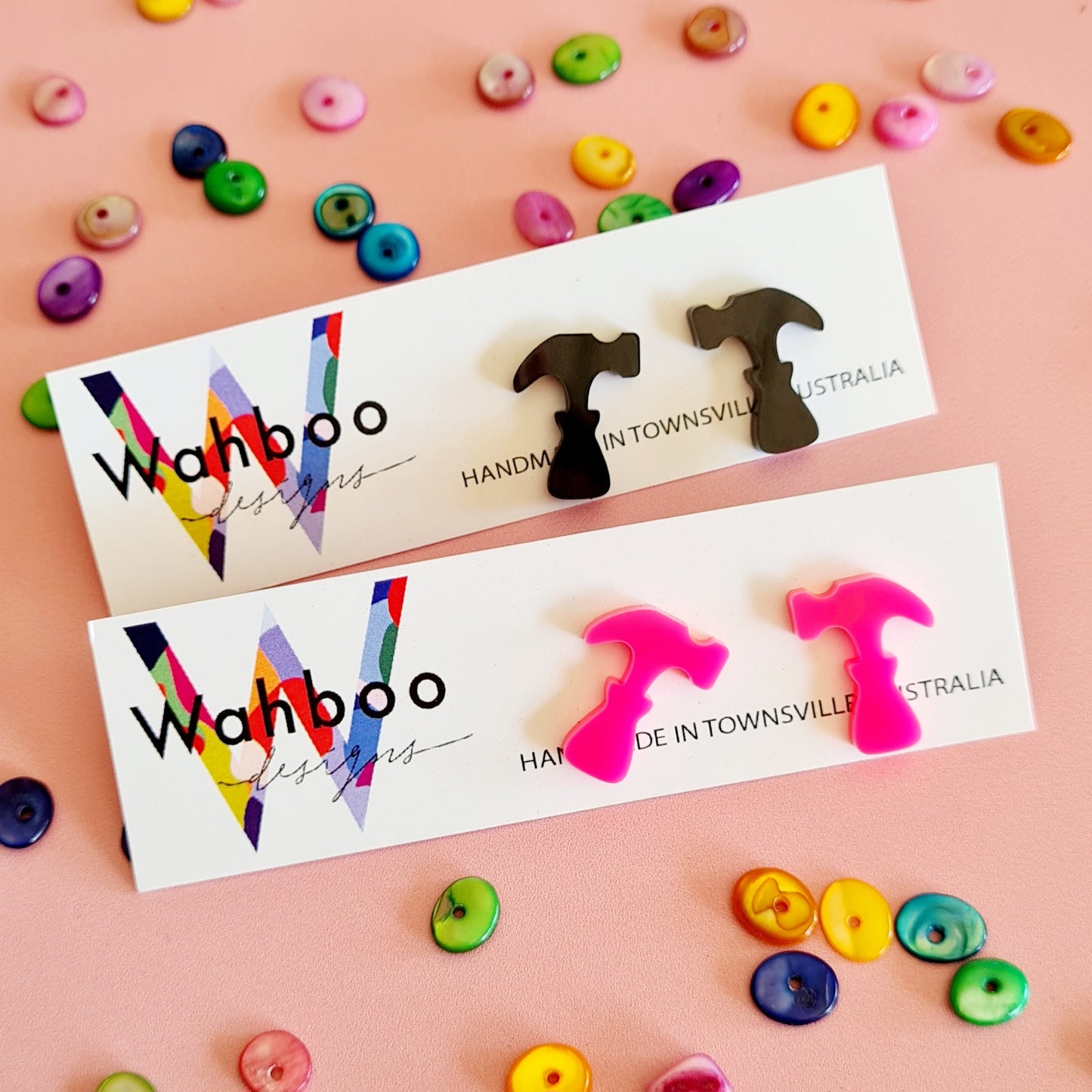 Hammer Stud Earrings