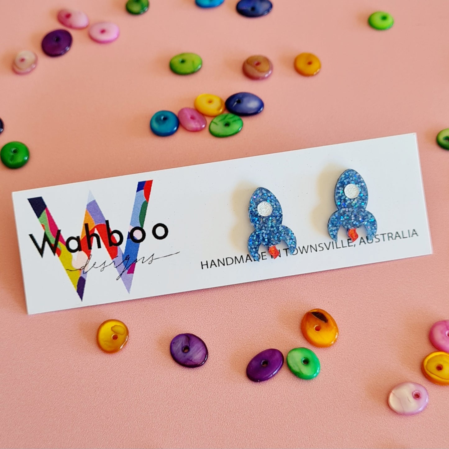 Rocketship Stud Earrings