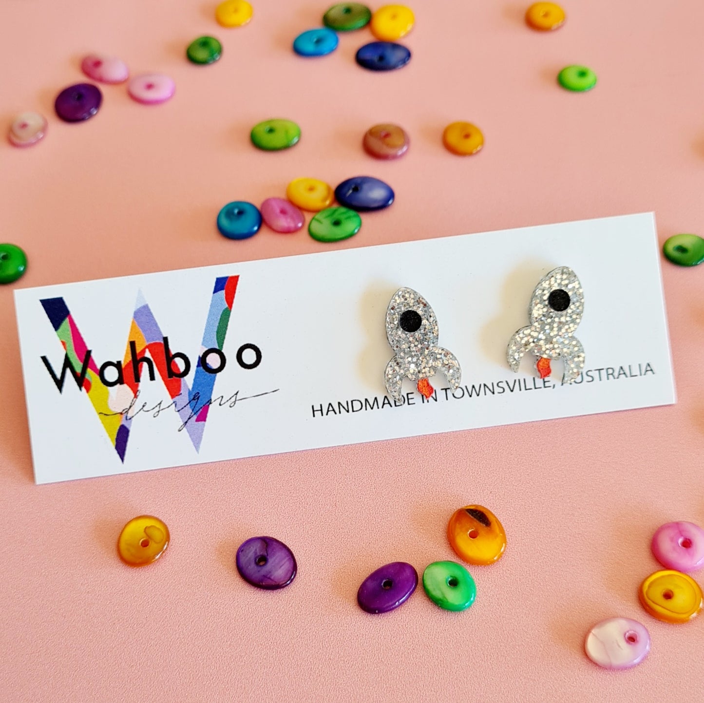 Rocketship Stud Earrings