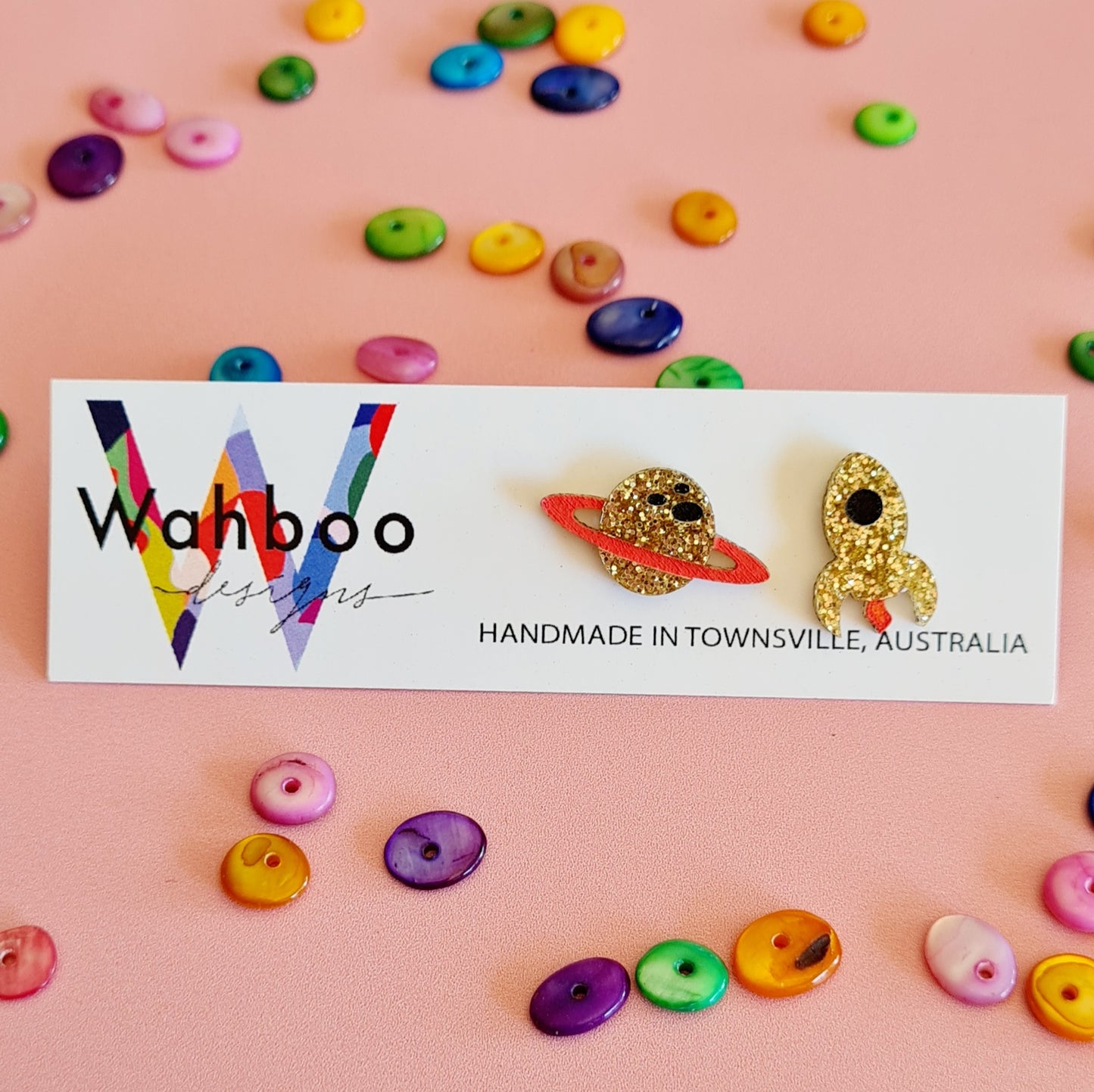 Planet Stud Earrings