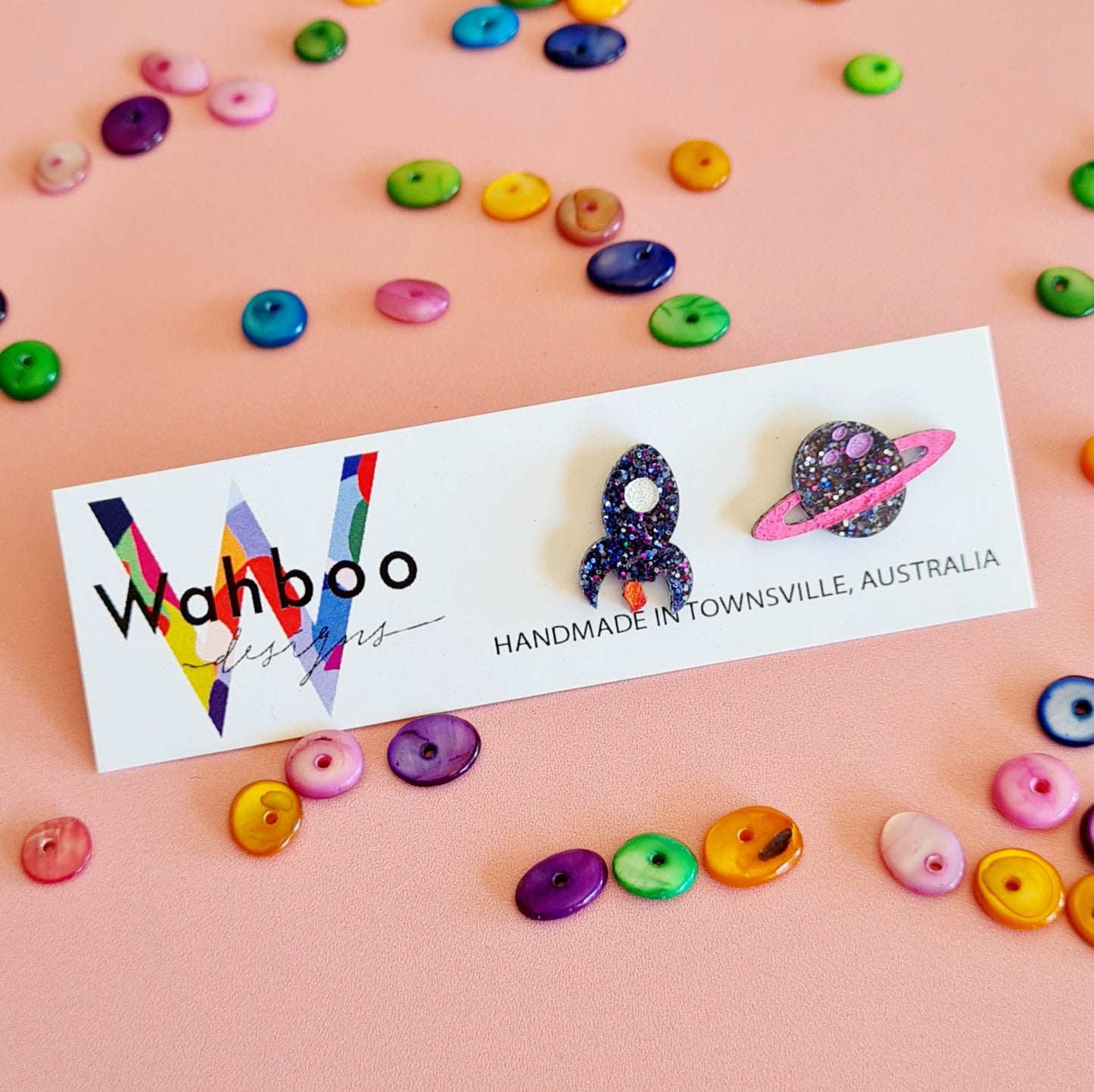 Planet Stud Earrings