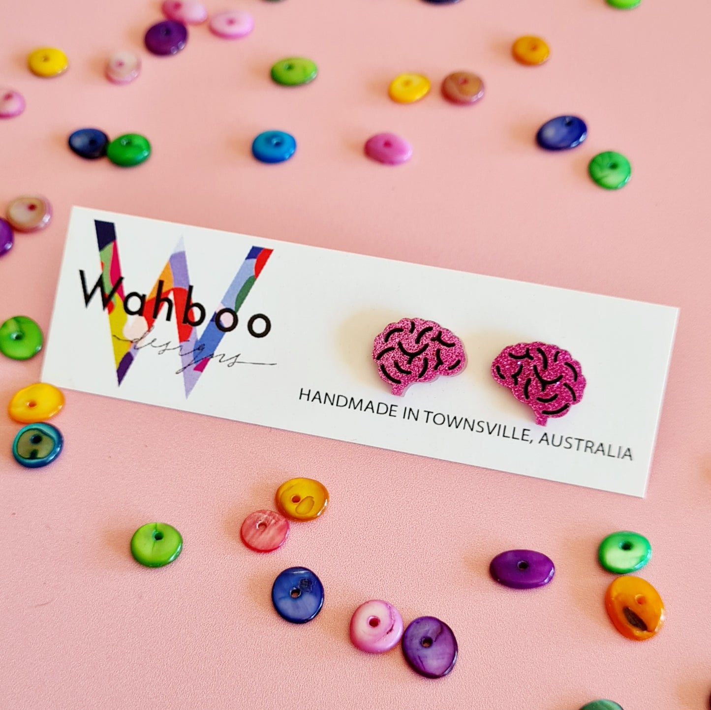 Brain Stud Earrings