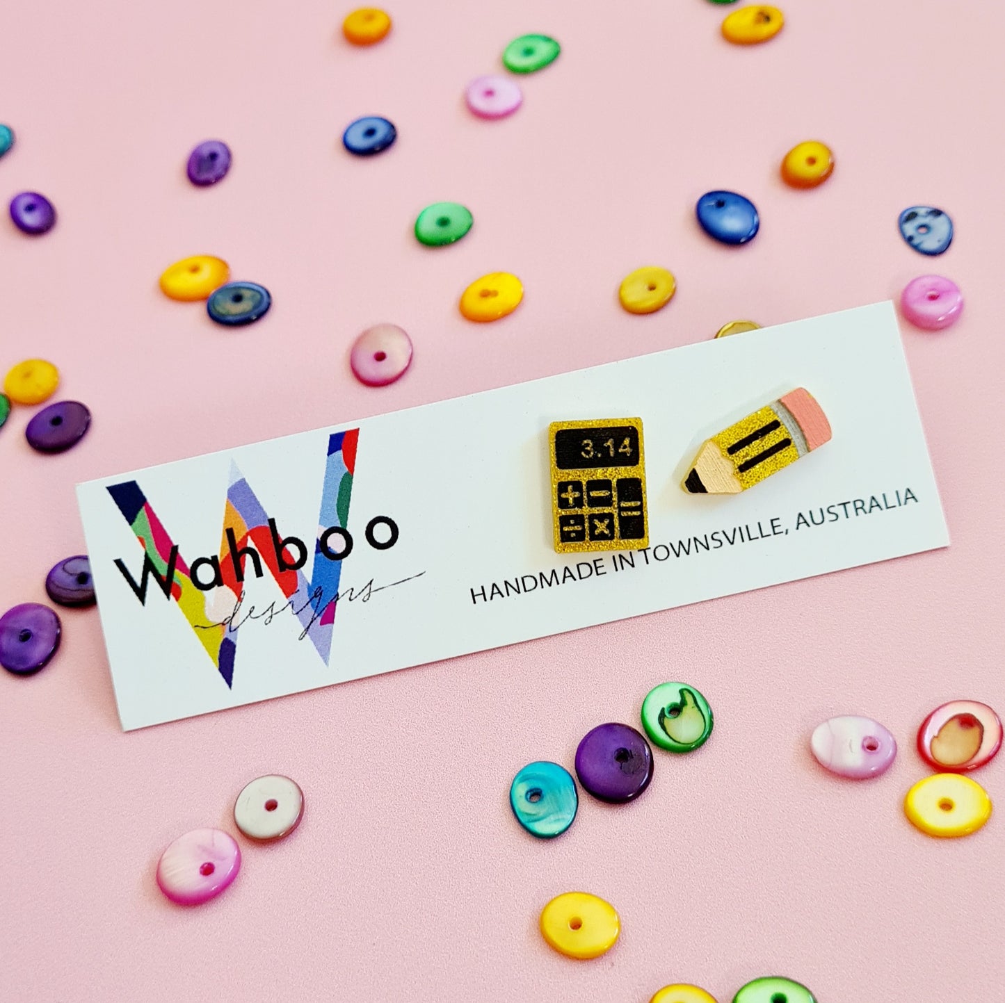 Pencil Stud Earrings