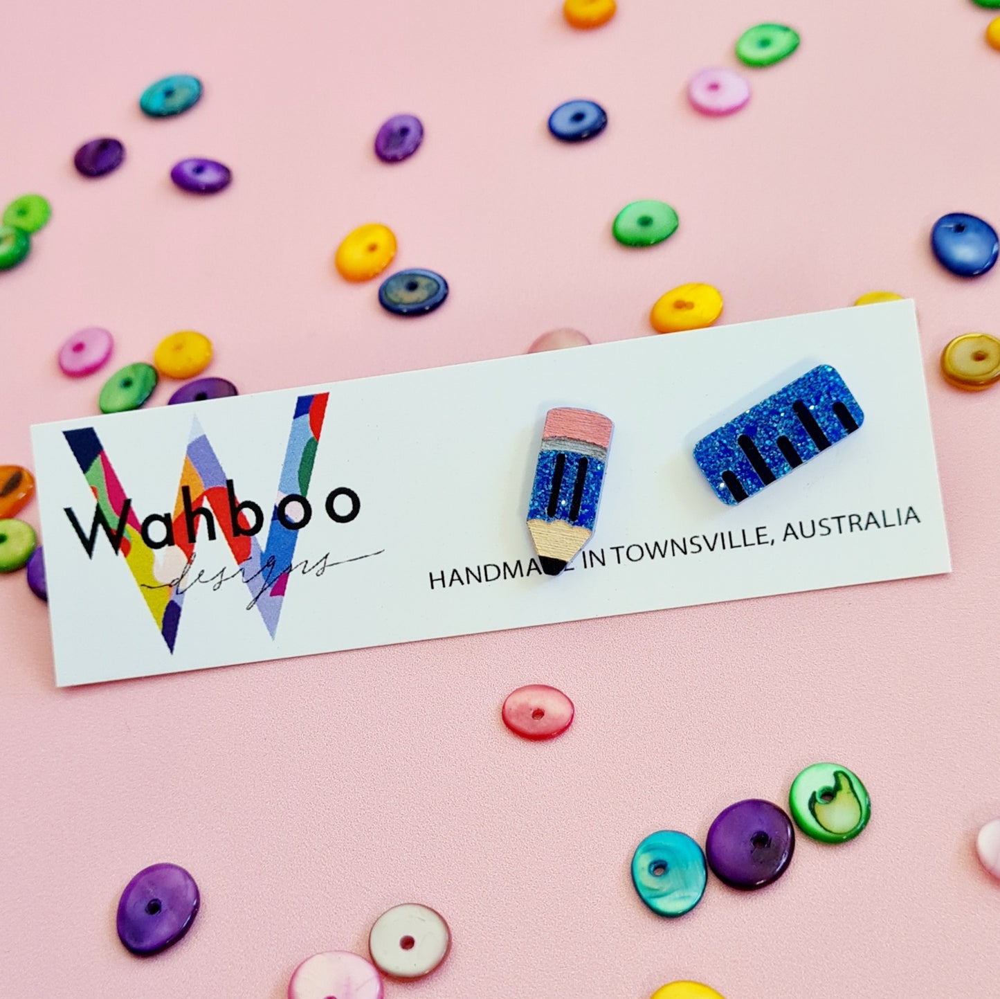 Ruler Stud Earrings