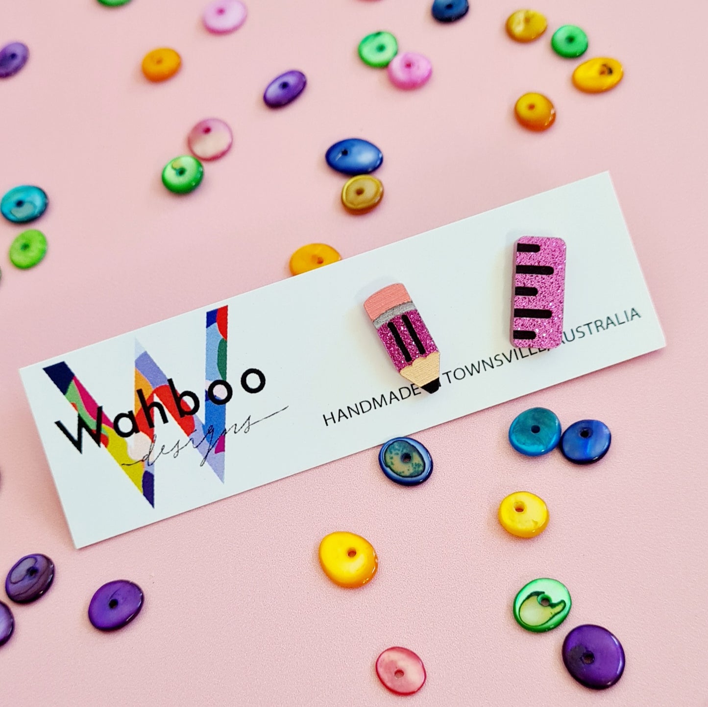 Ruler Stud Earrings