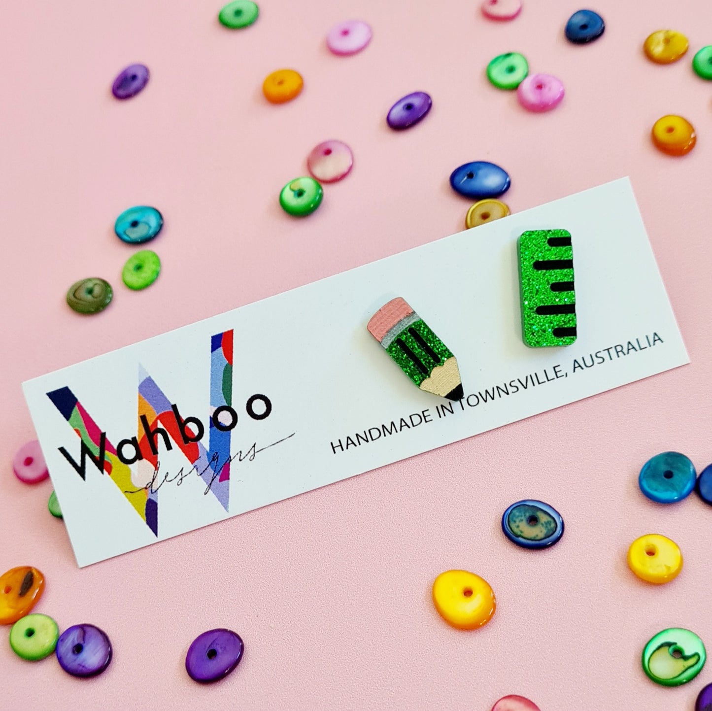 Ruler Stud Earrings