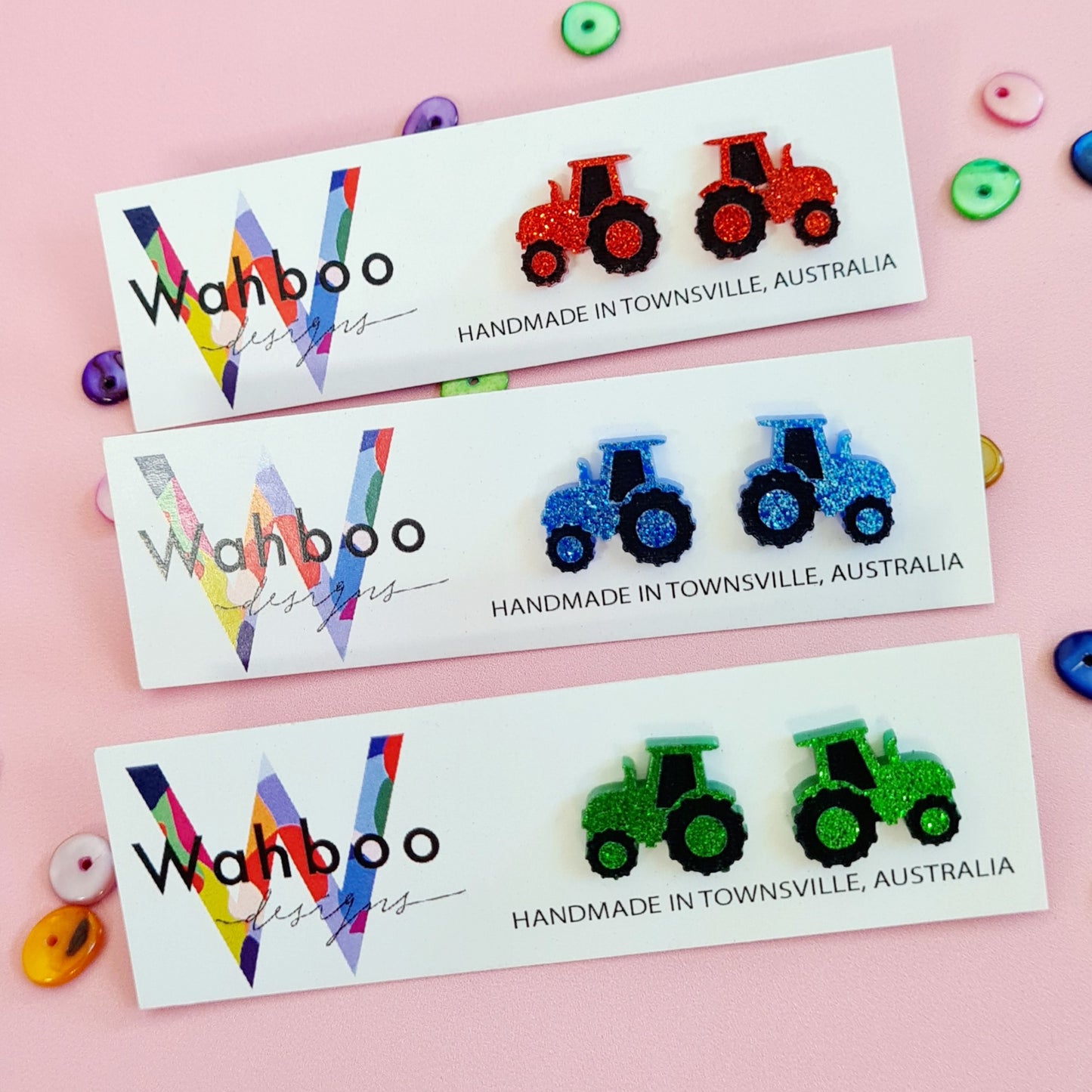 Tractor Stud Earrings
