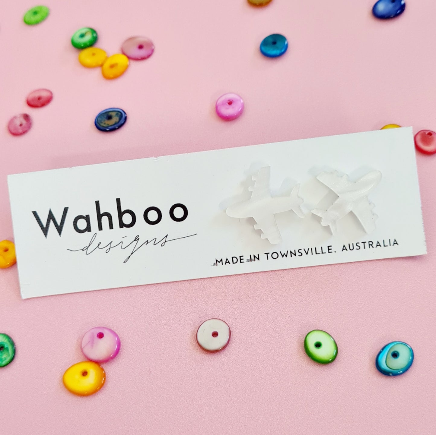 Aeroplane Stud Earrings