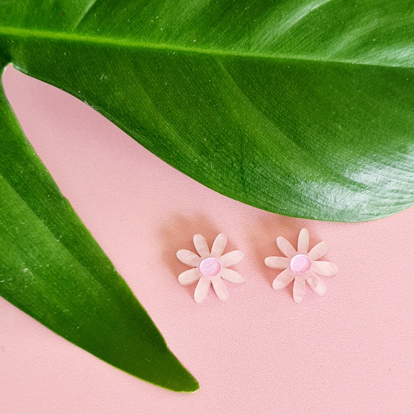 Daisy Painted Stud Earrings