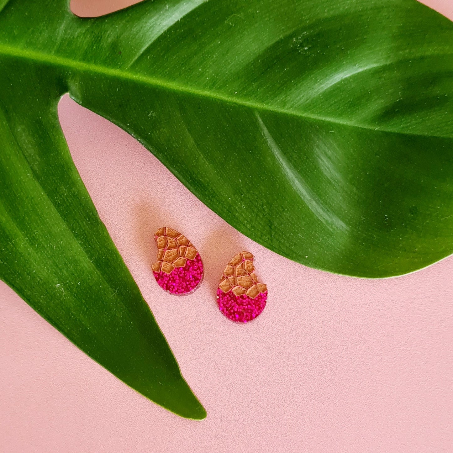 Easter Egg with Bite Stud Earrings