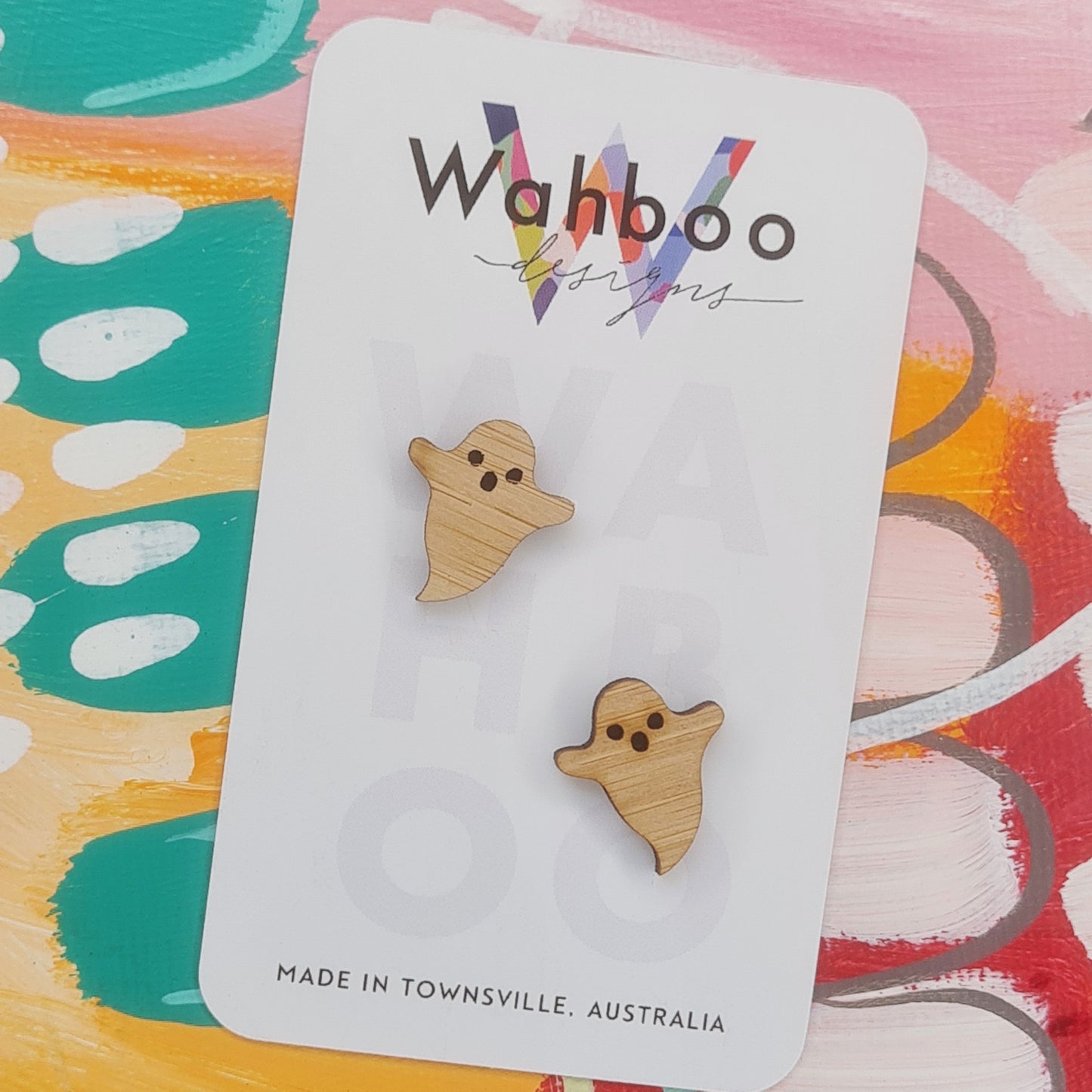Halloween Ghosts Stud Earrings