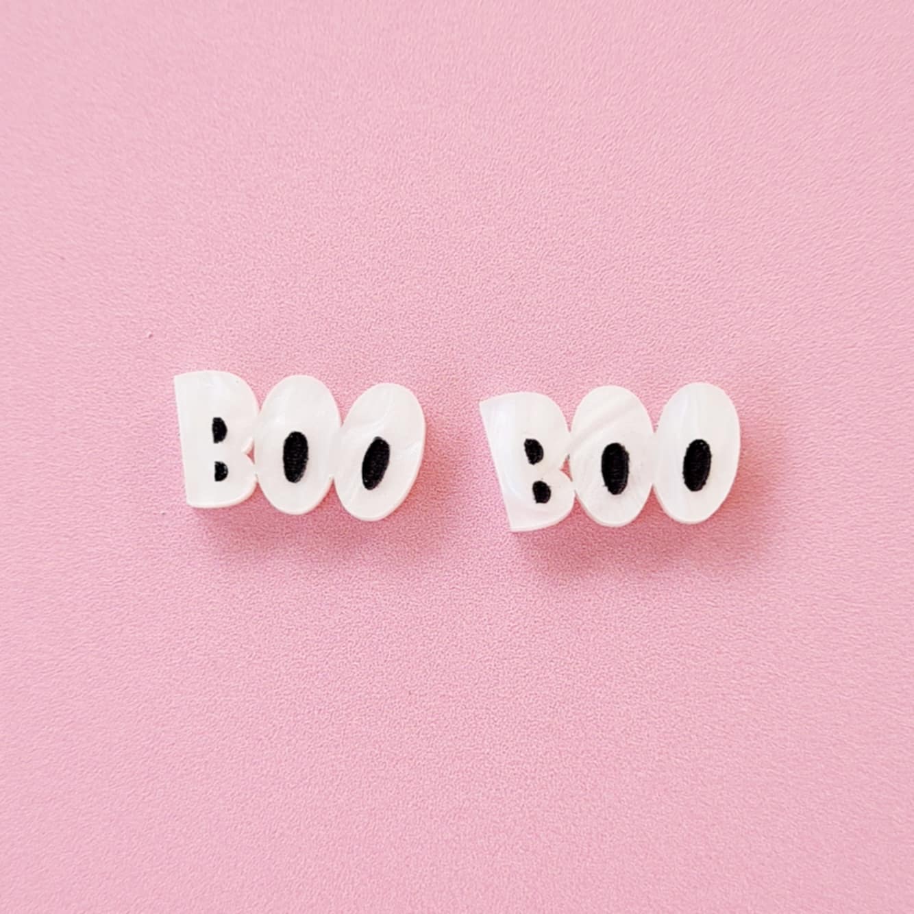 Halloween BOO Stud Earrings