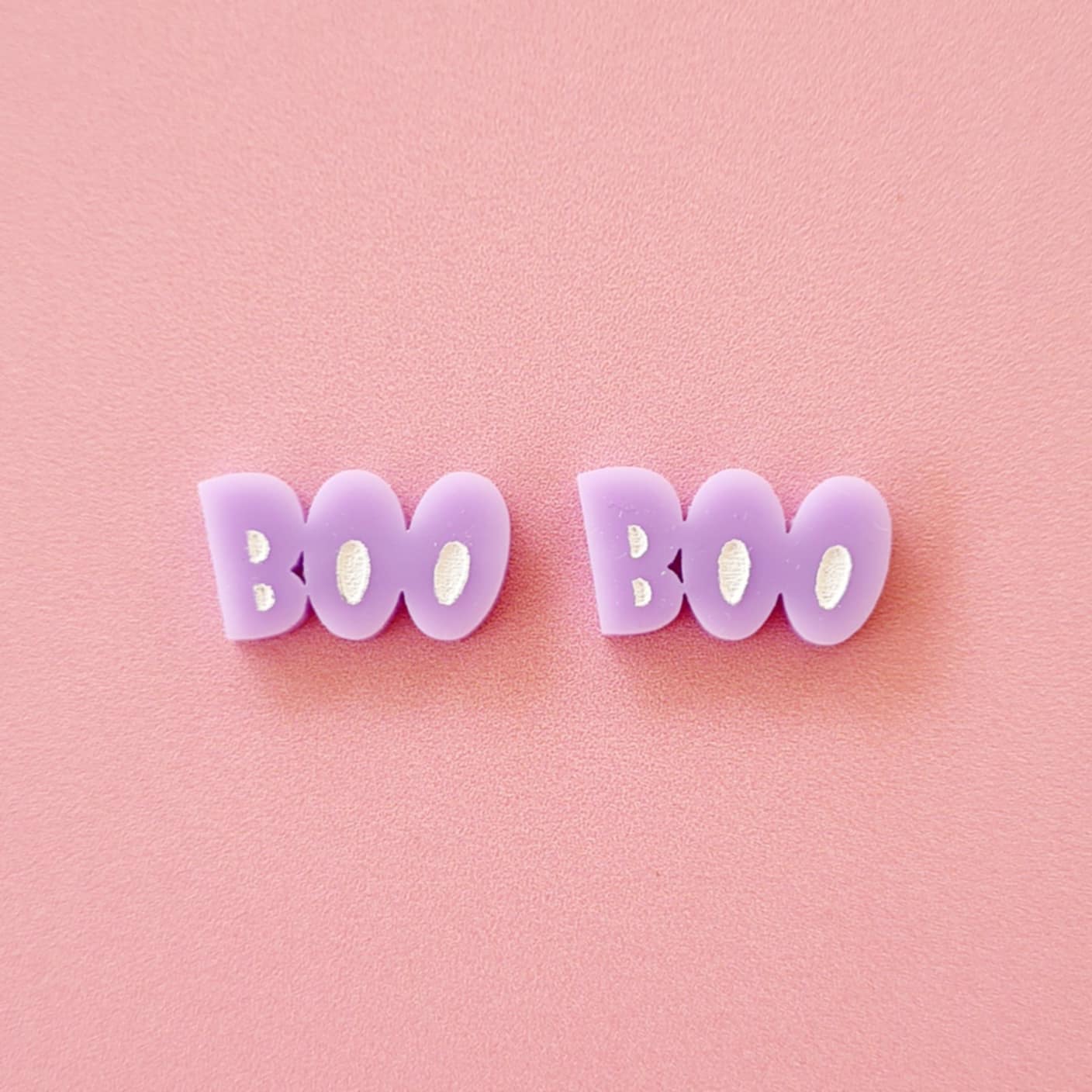 Halloween BOO Stud Earrings