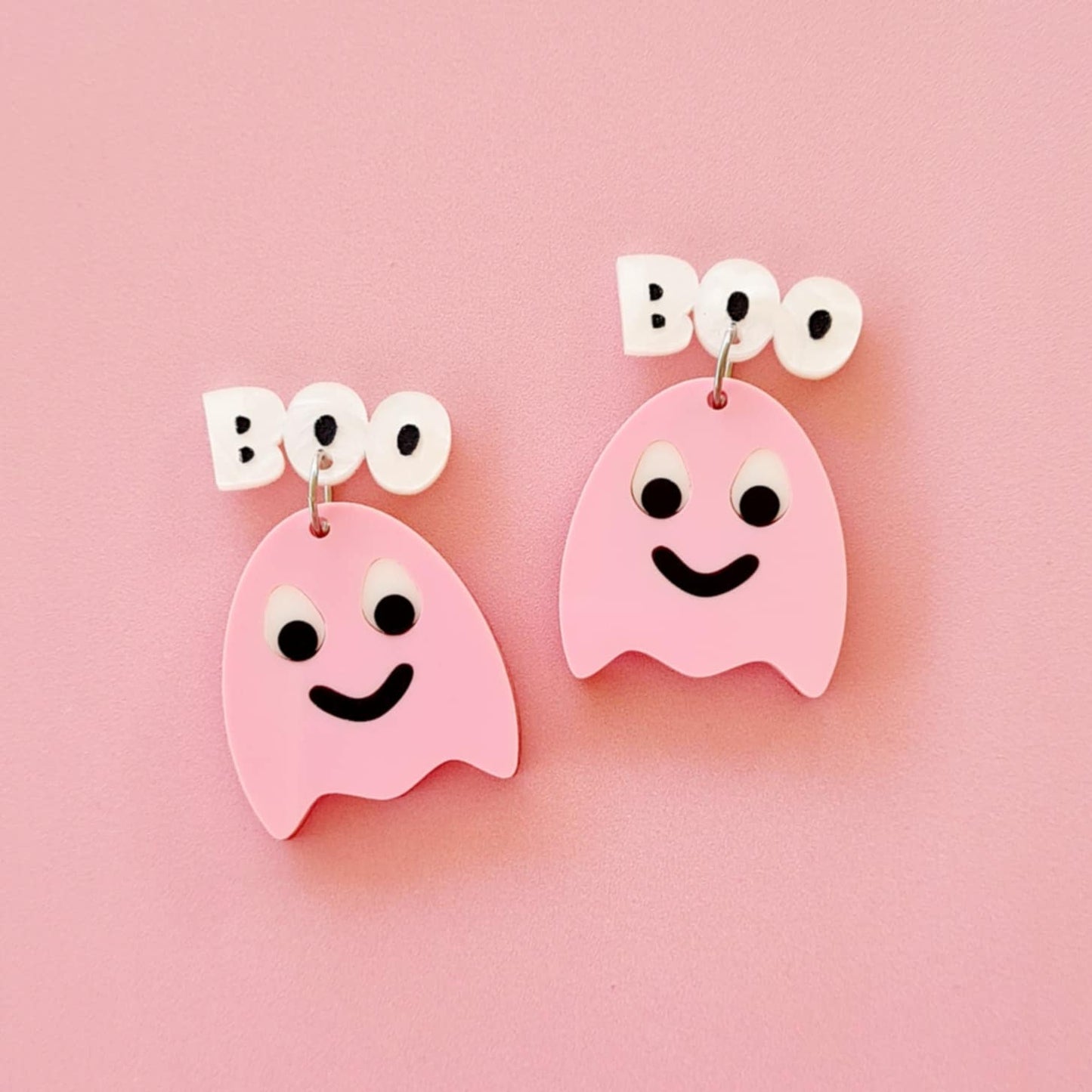 Halloween Cutie Patootie Ghost Dangle Earrings