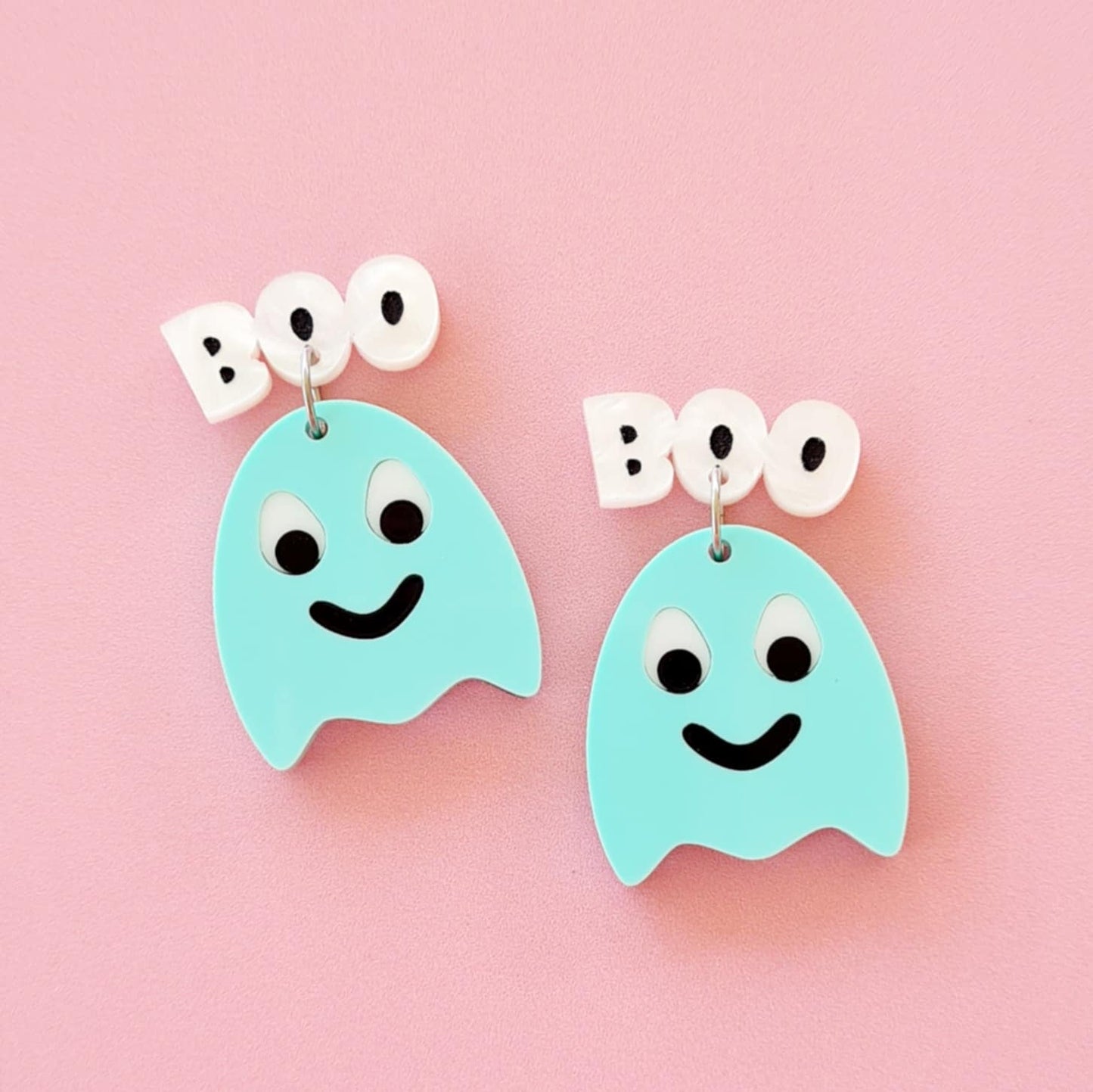 Halloween Cutie Patootie Ghost Dangle Earrings